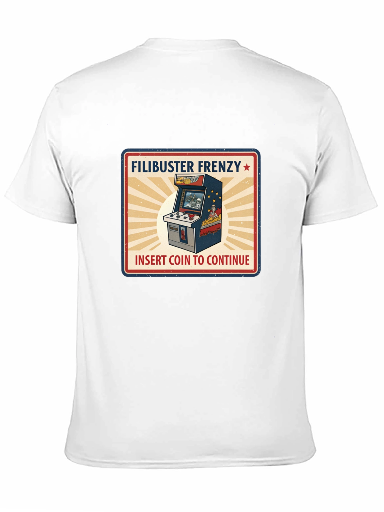 Filibuster Frenzy Retro Arcade T-Shirt