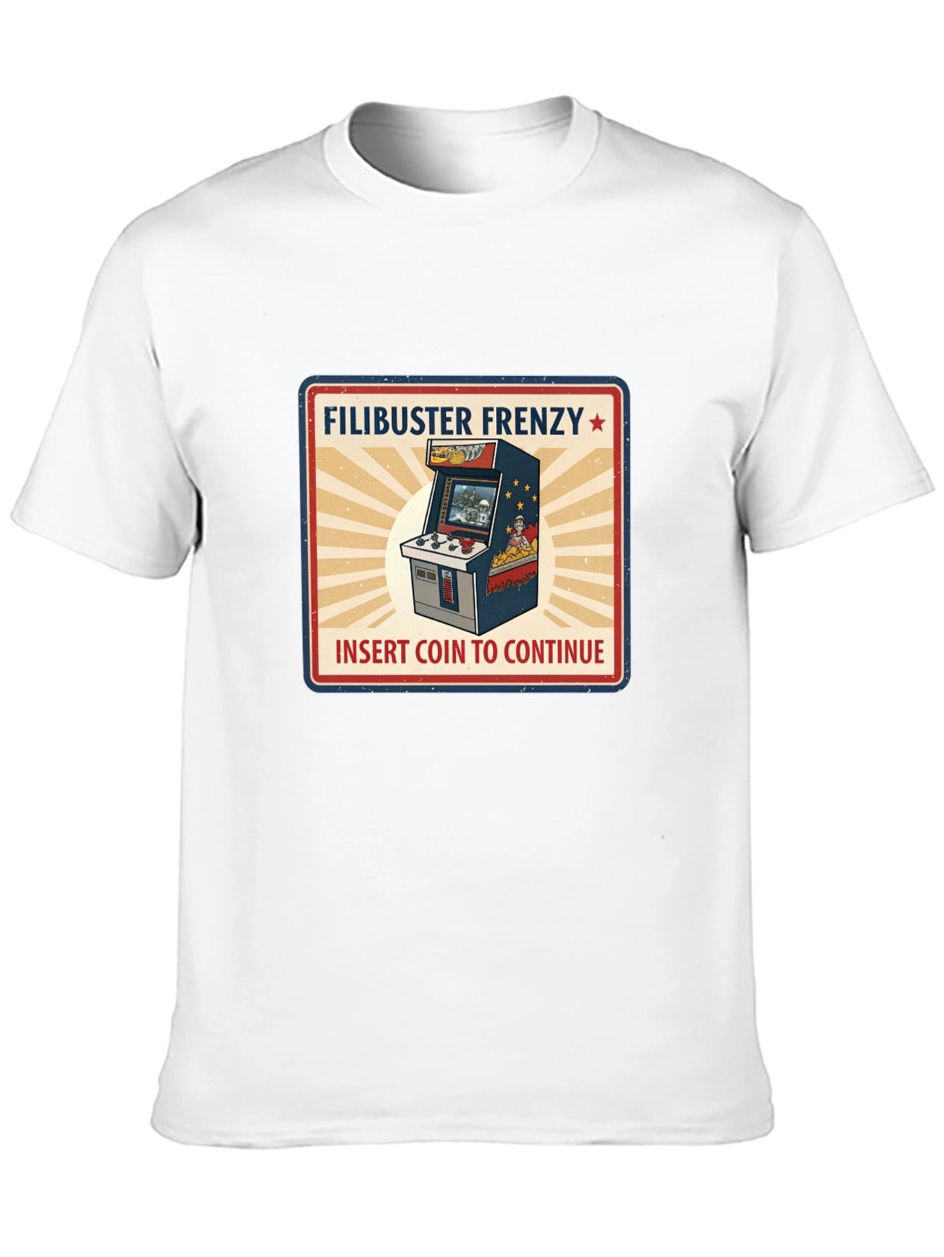 Filibuster Frenzy Retro Arcade T-Shirt