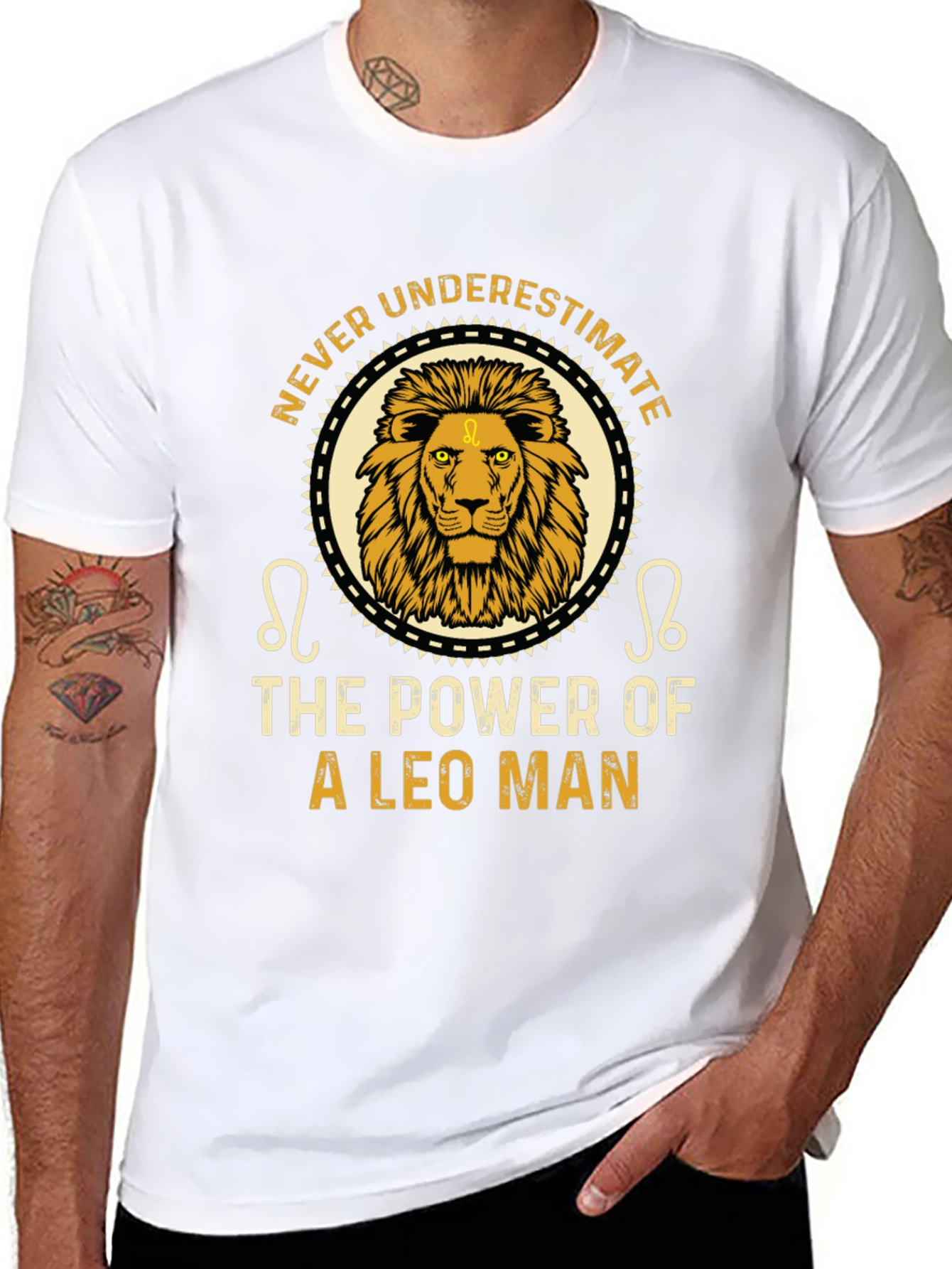 Leo Man Power T-Shirt - Never Underestimate!