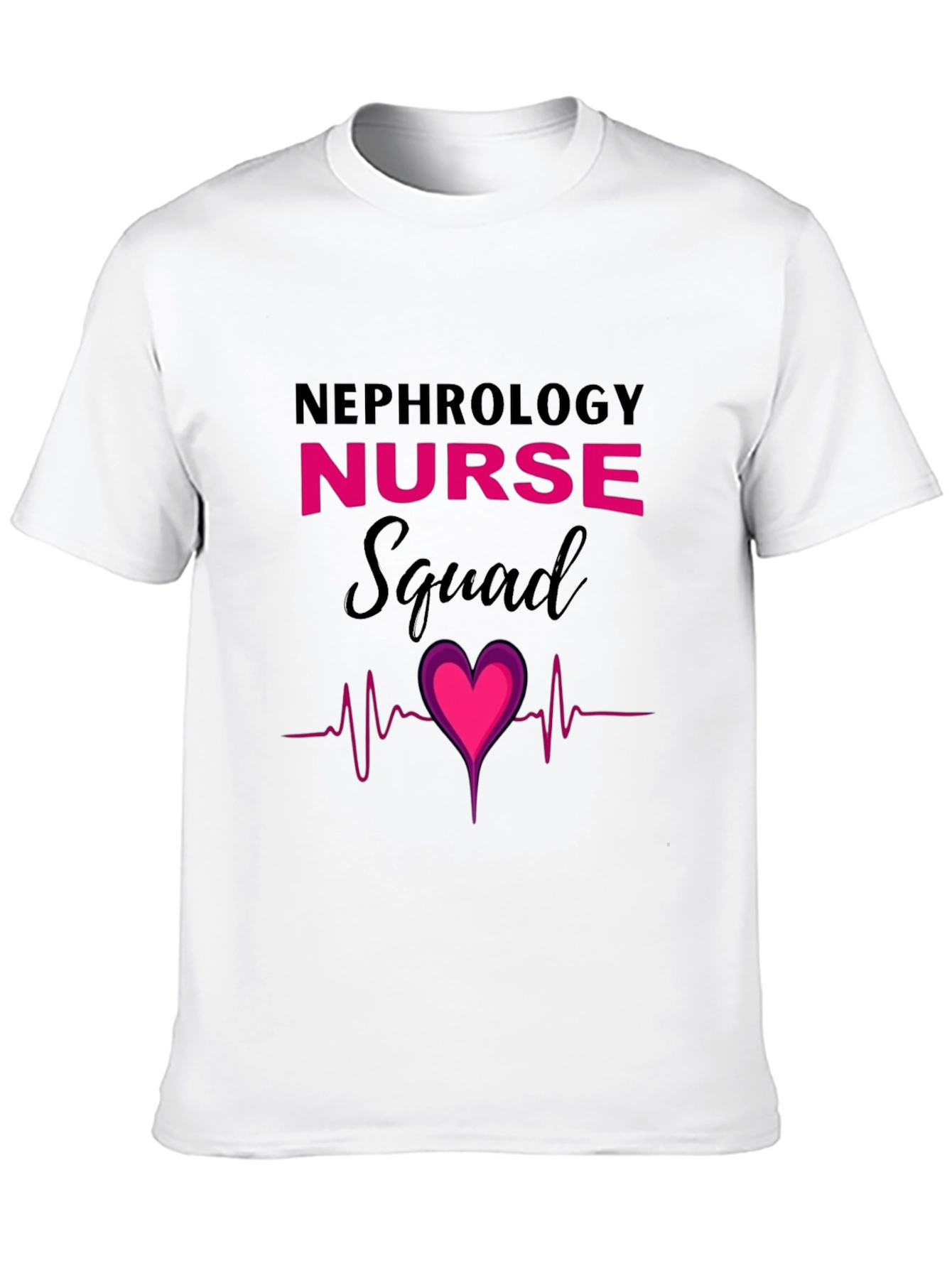 Nephrology Nurse Squad Heartbeat T-Shirt