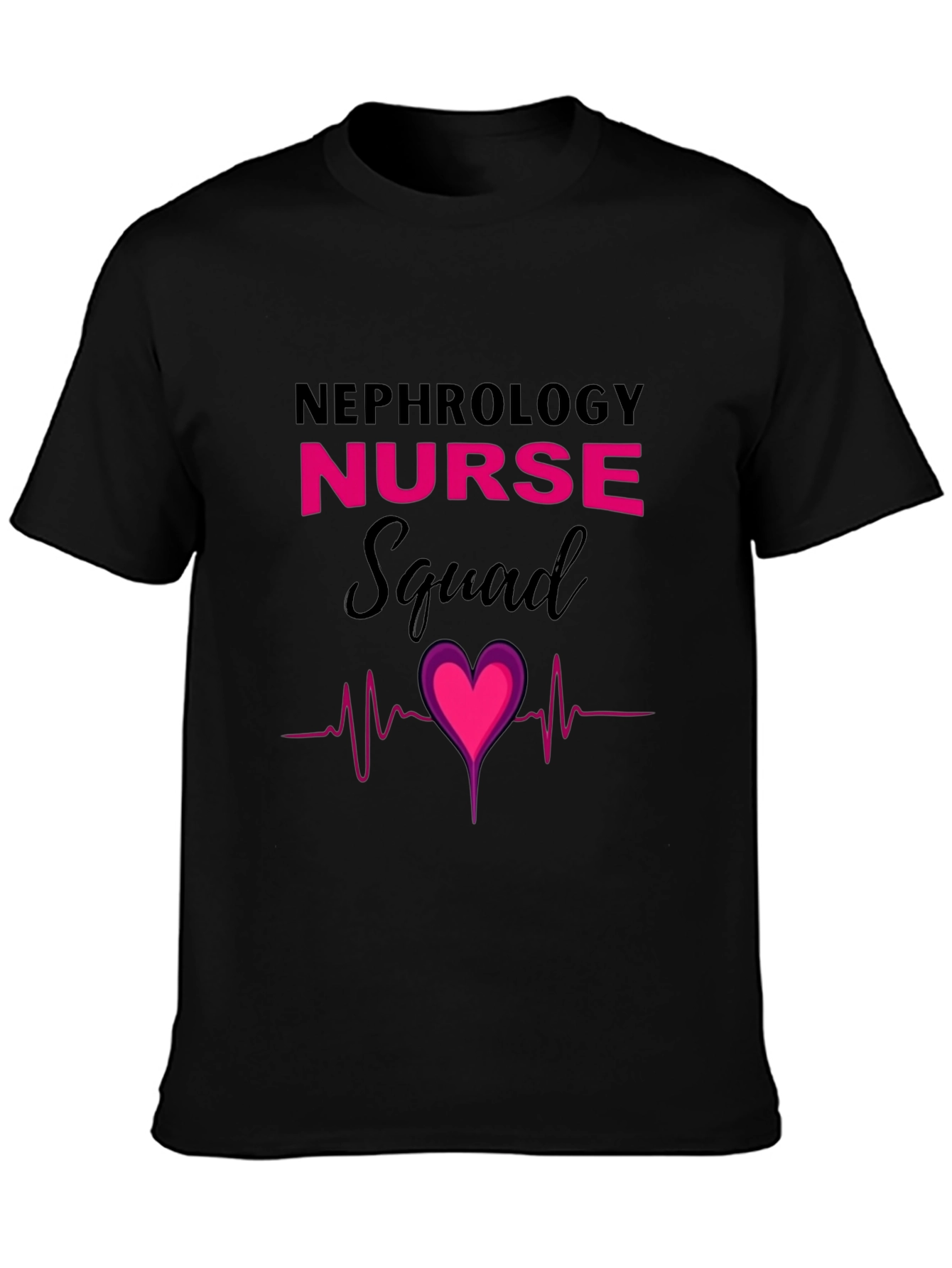 Nephrology Nurse Squad Heartbeat T-Shirt