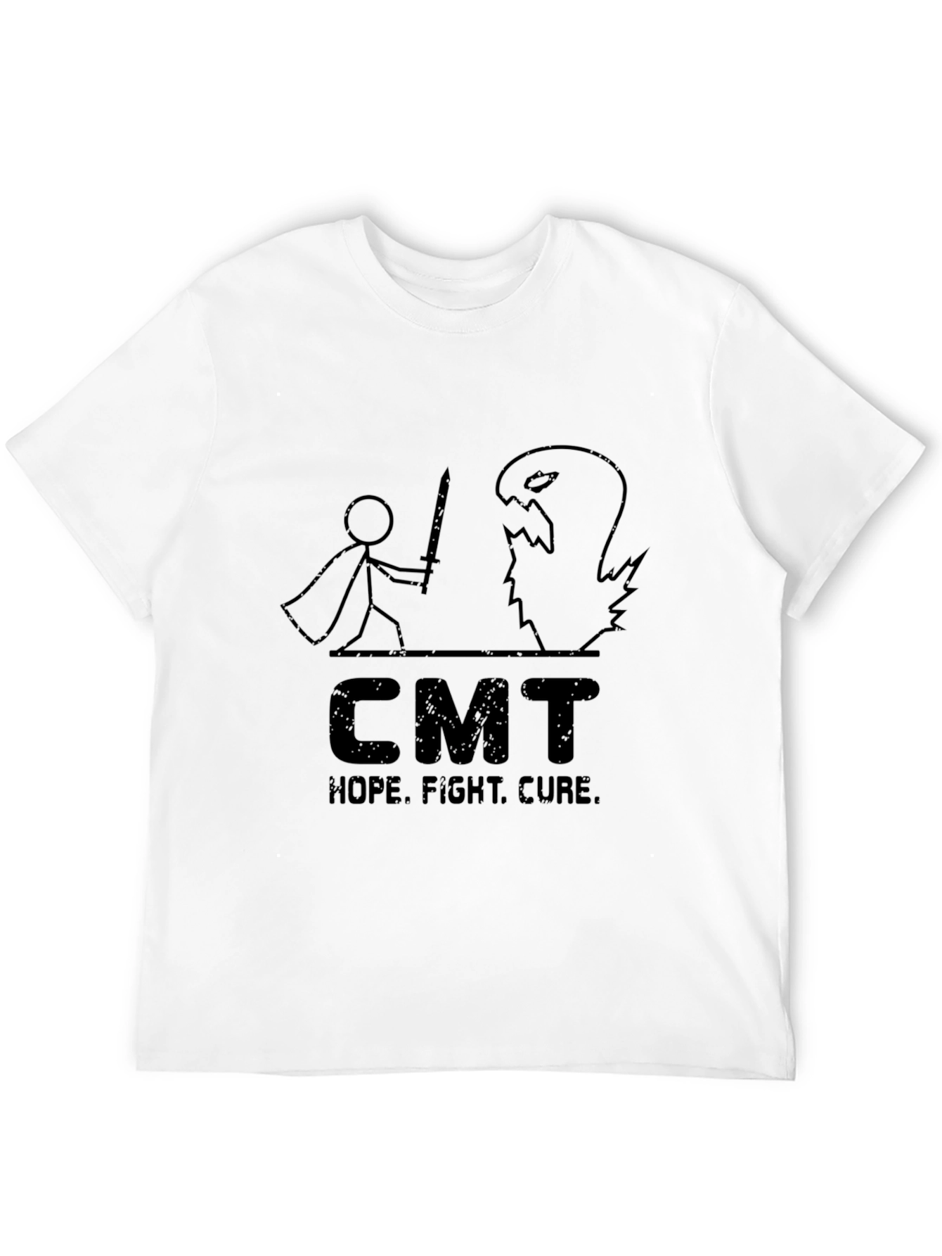 CMT Hope Fight Cure Graphic T-Shirt
