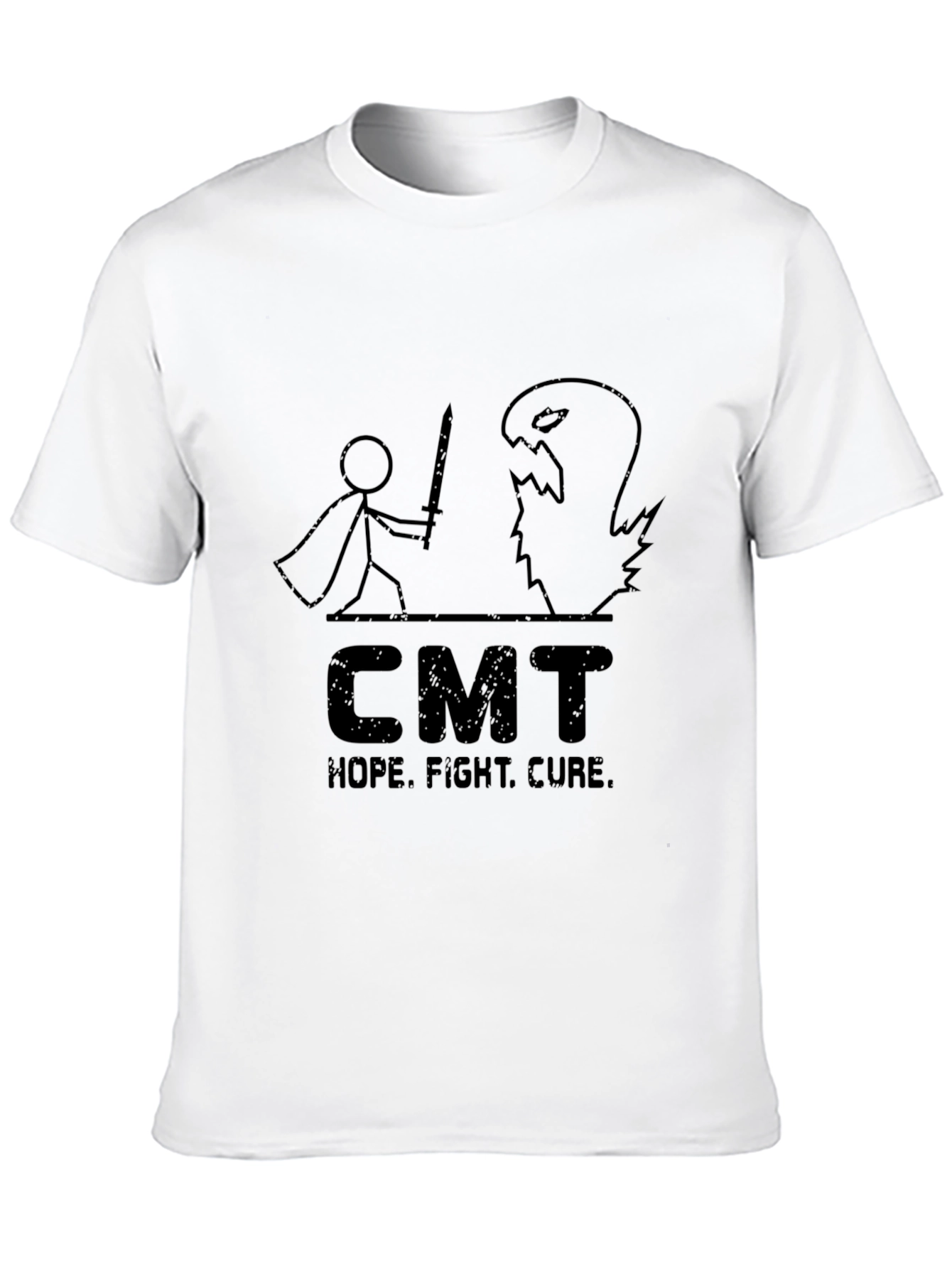 CMT Hope Fight Cure Graphic T-Shirt