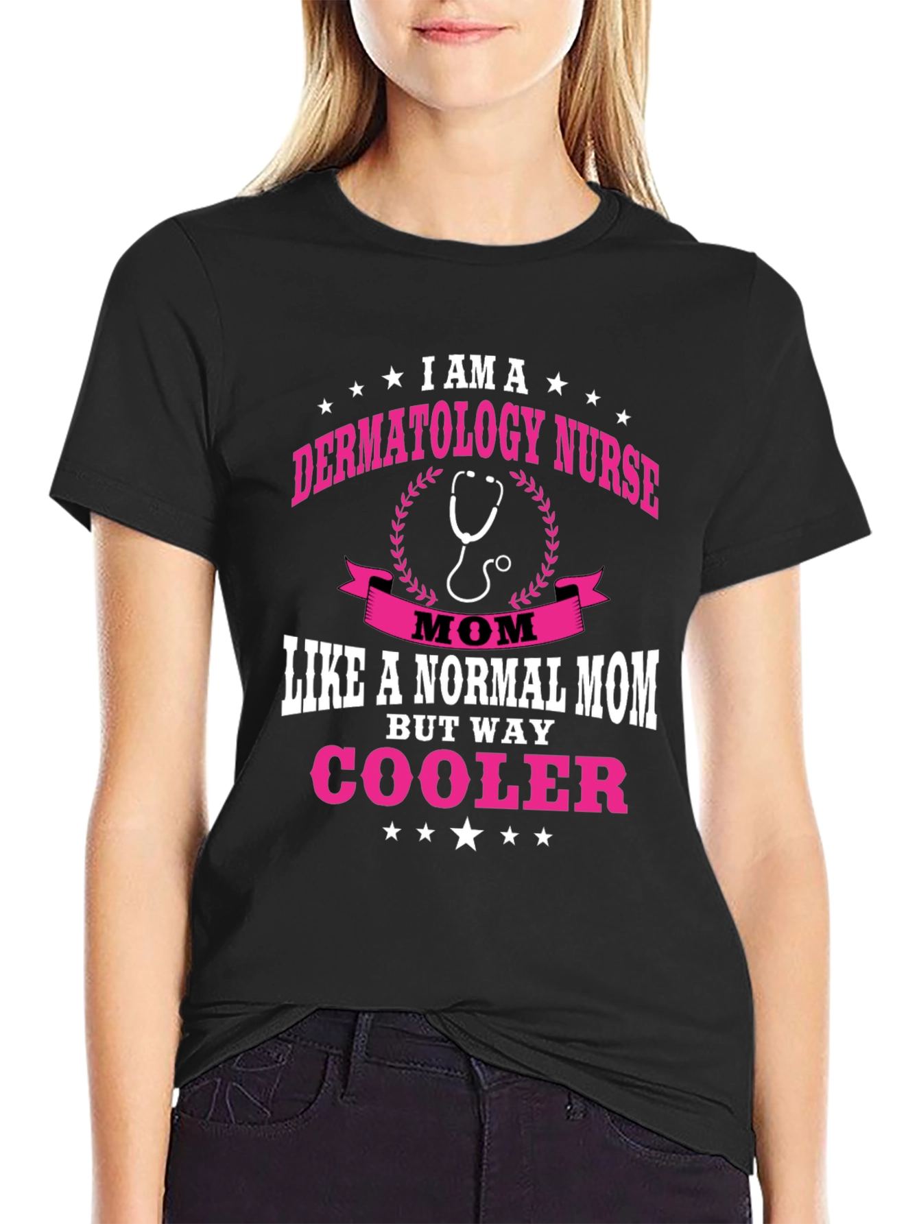 Dermatology Nurse Mom T-Shirt - Cool Mom Gift