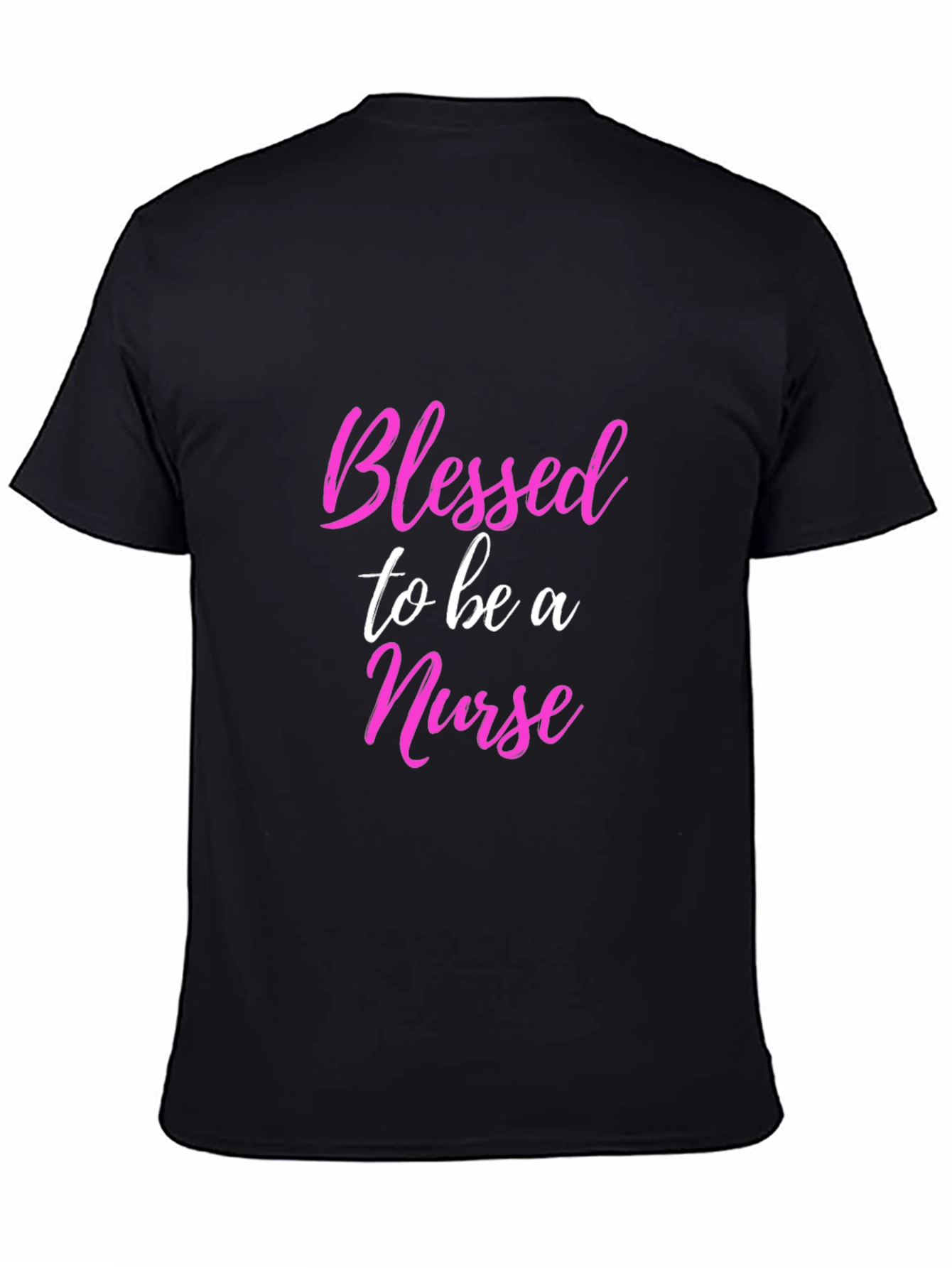 Blessed to be a Nurse Black T-Shirt
