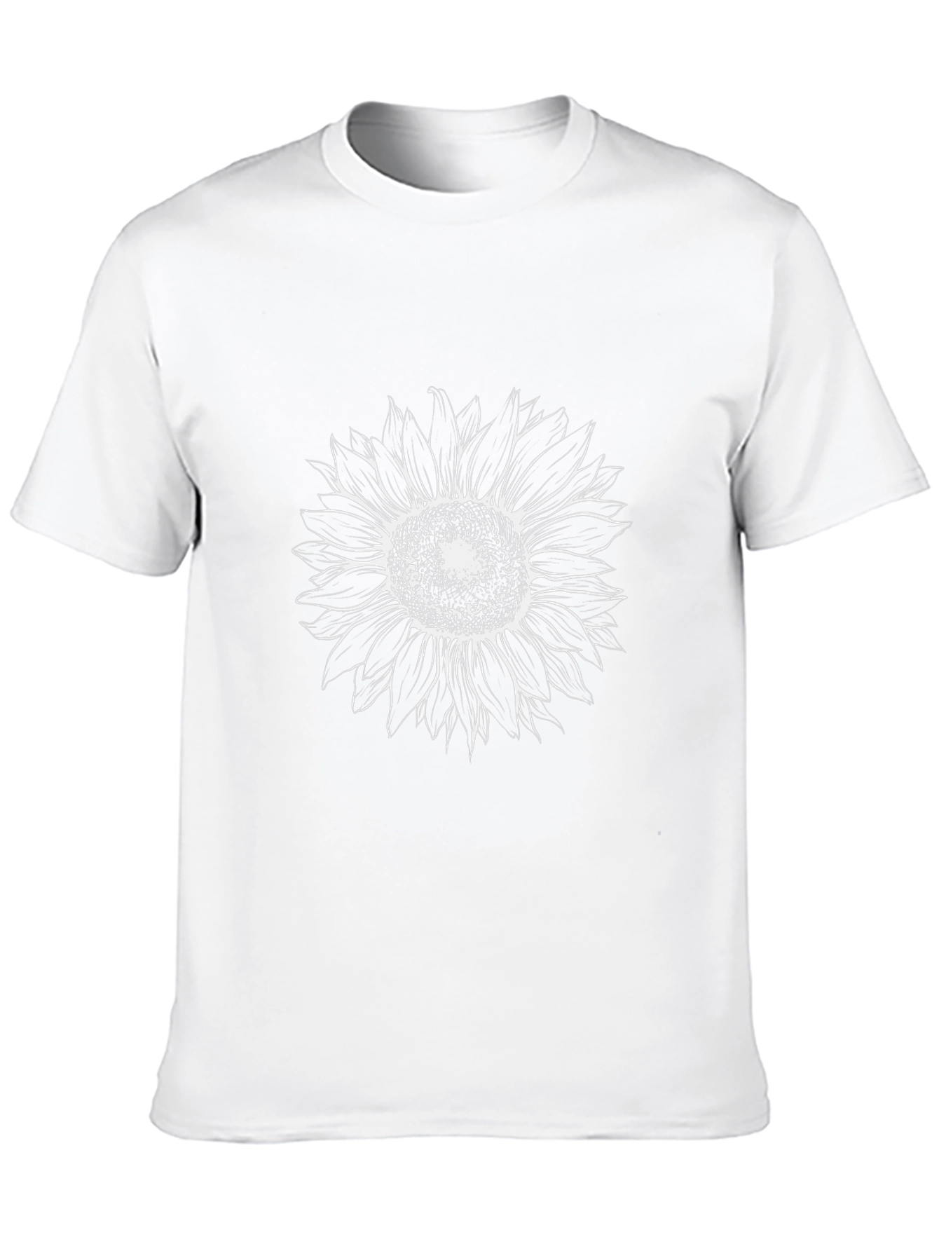 Sunflower Graphic Tee - Stylish Black T-Shirt