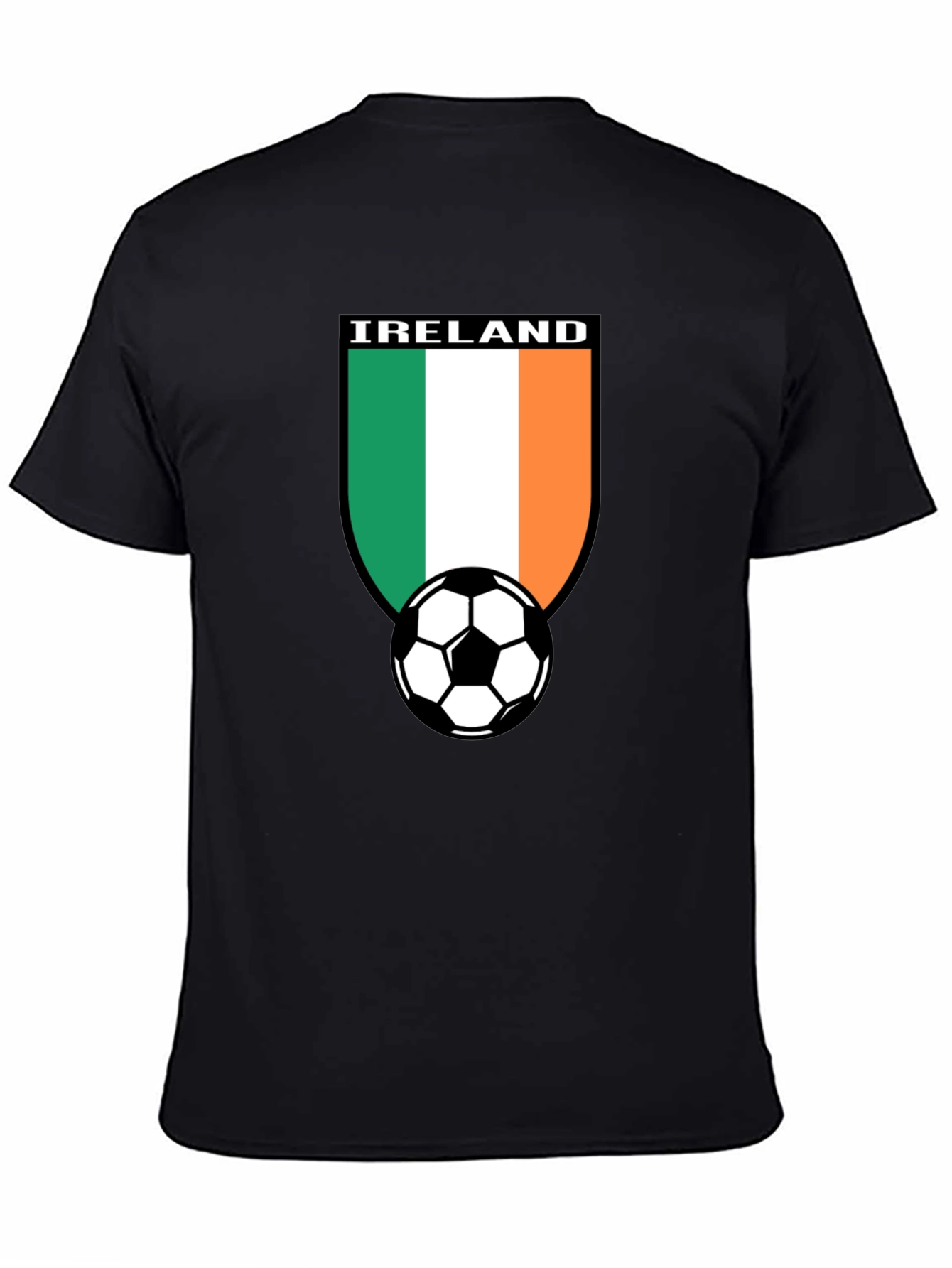 Ireland Soccer Fan T-Shirt - Black