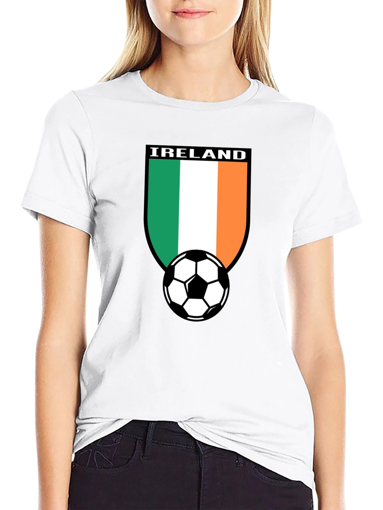 Ireland Soccer Fan T-Shirt - Black