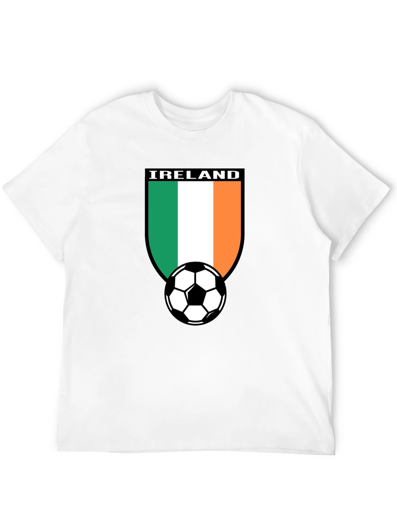 Ireland Soccer Fan T-Shirt - Black