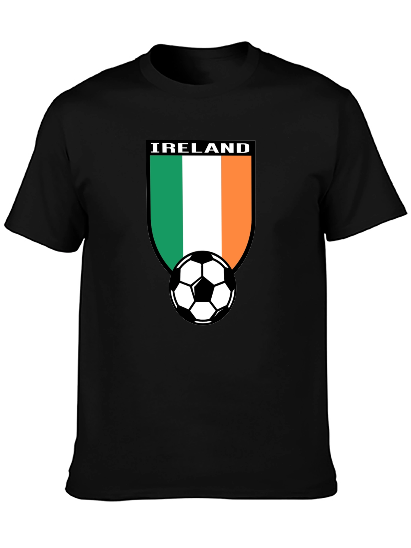 Ireland Soccer Fan T-Shirt - Black