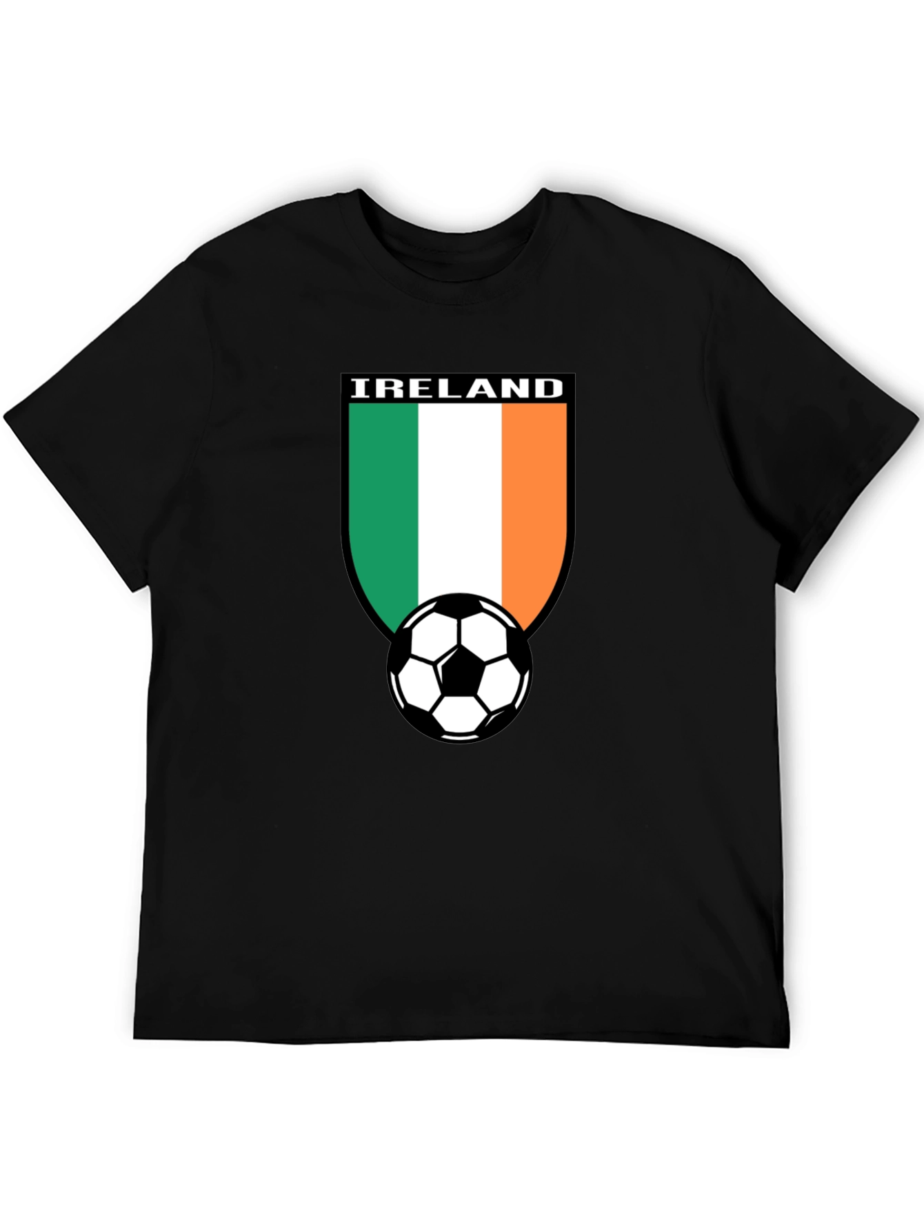 Ireland Soccer Fan T-Shirt - Black