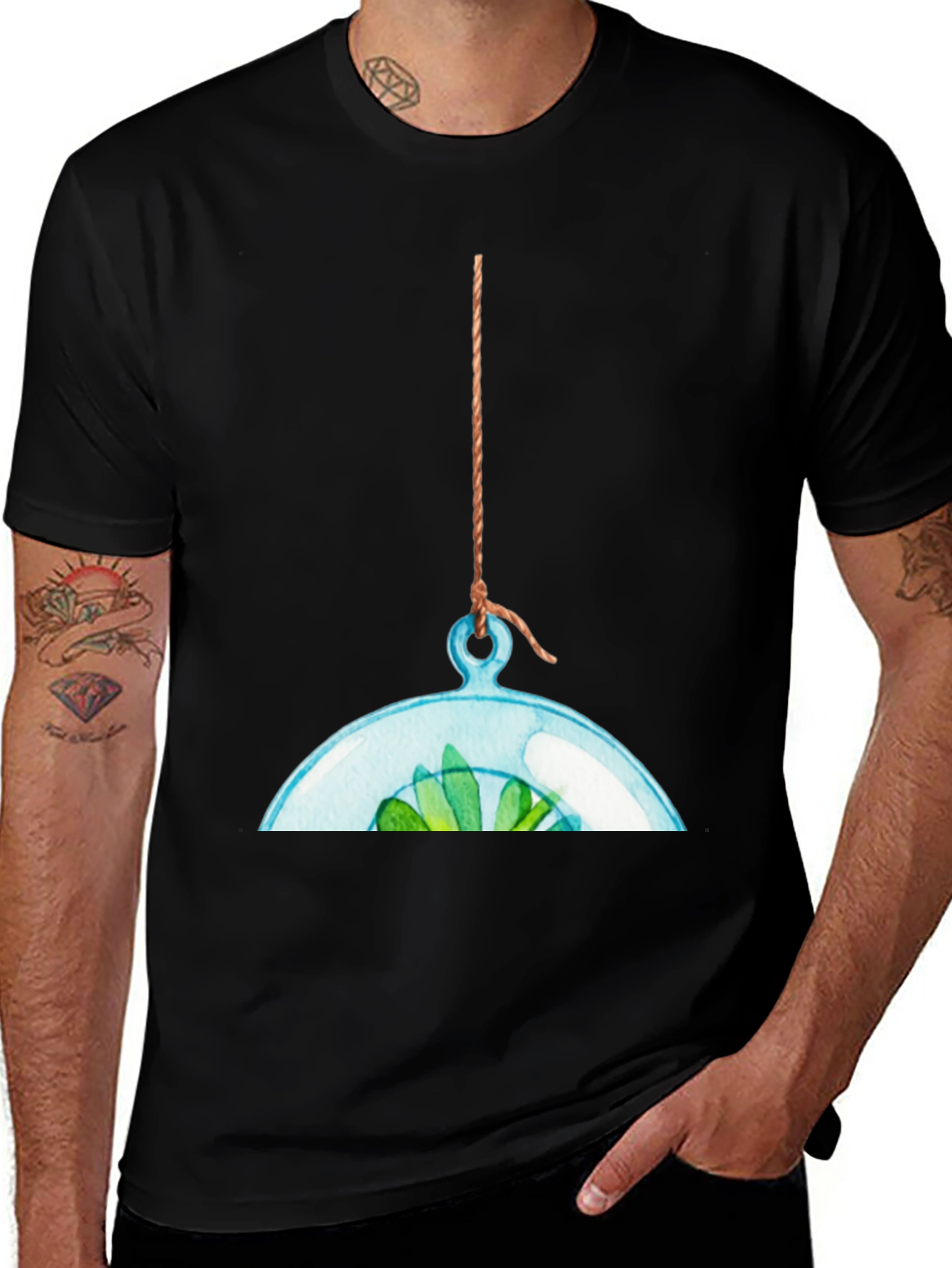 Terrarium Graphic T-Shirt - Unique Design