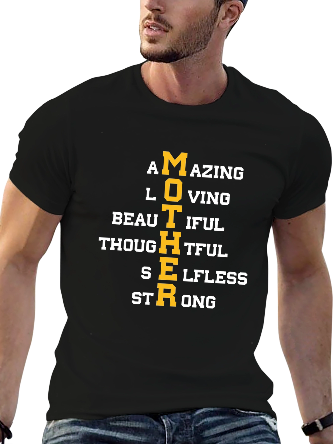 Mother Acronym T-Shirt - Amazing Loving Beautiful Strong