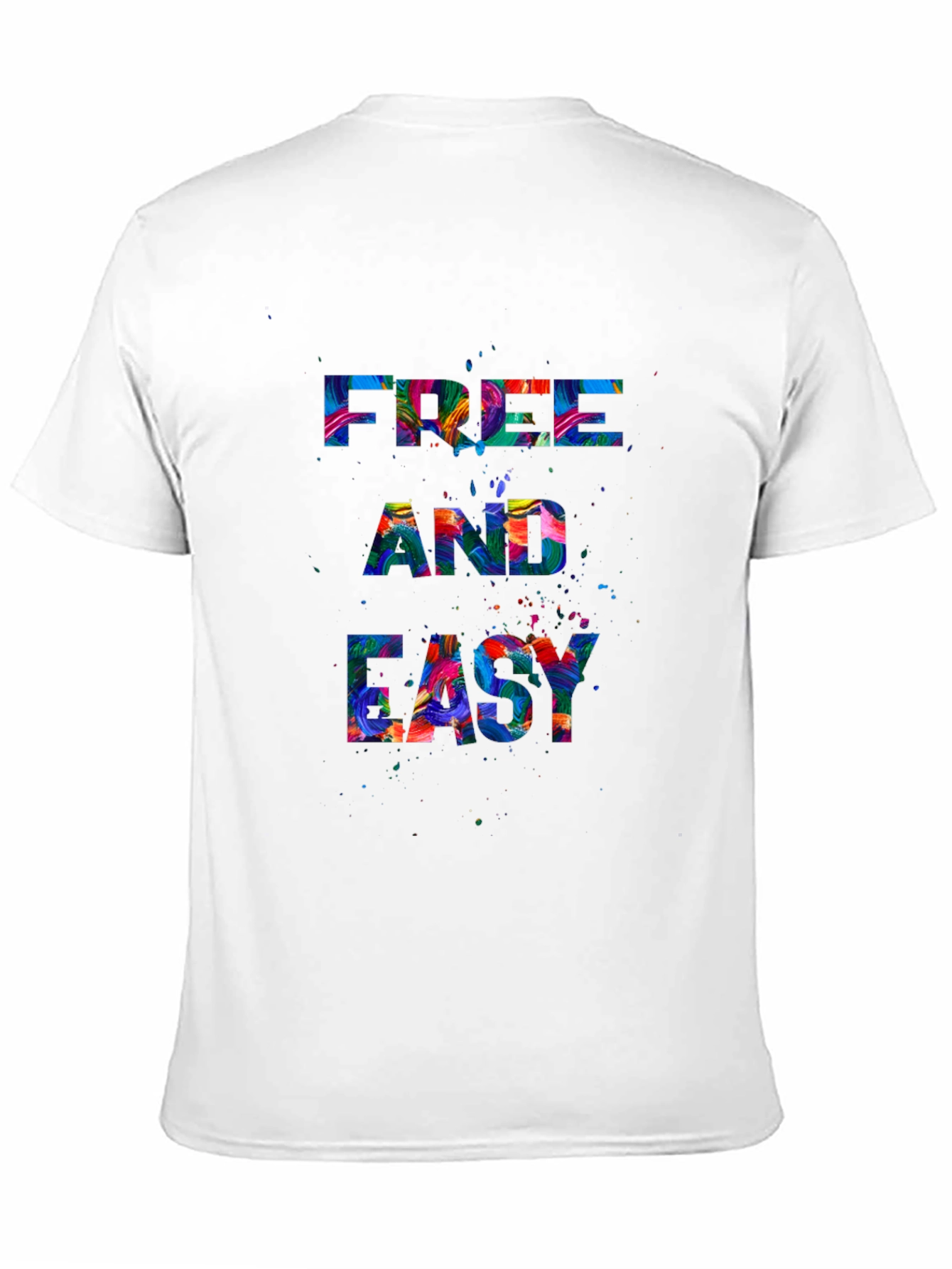 Free and Easy Graphic Black T-Shirt