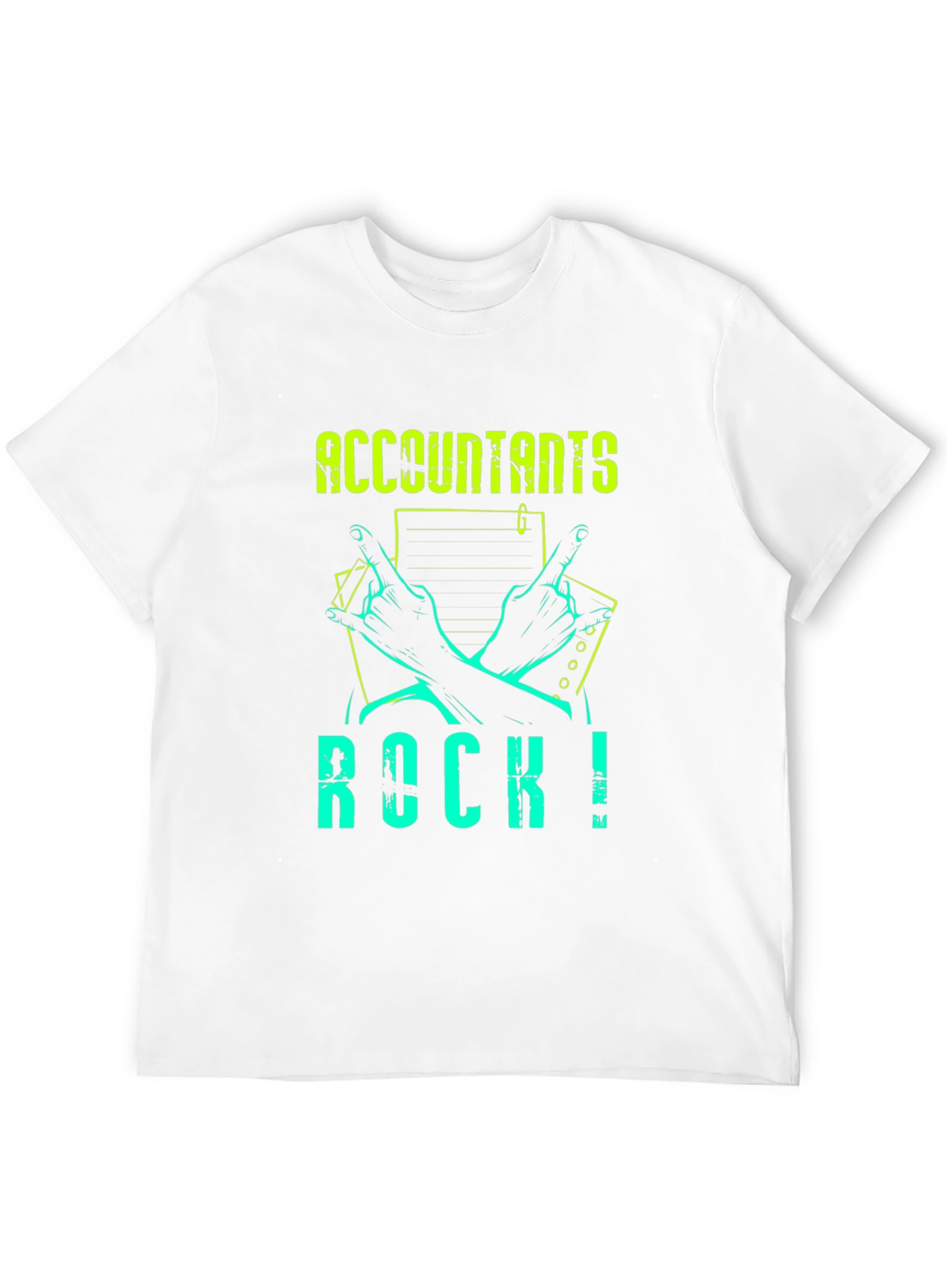 Accountants Rock! Graphic Tee - Black