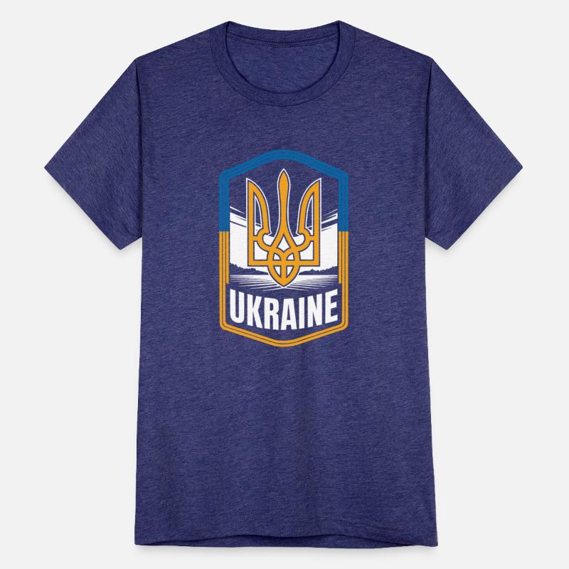 Ukraine Shield Badge Trident Emblem Ukrainian