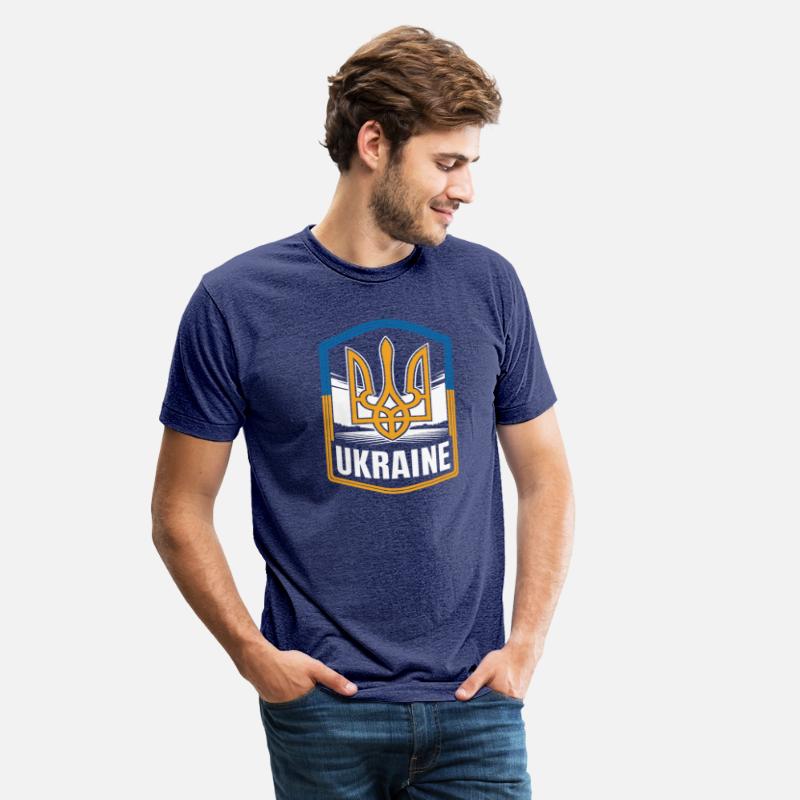 Ukraine Shield Badge Trident Emblem Ukrainian