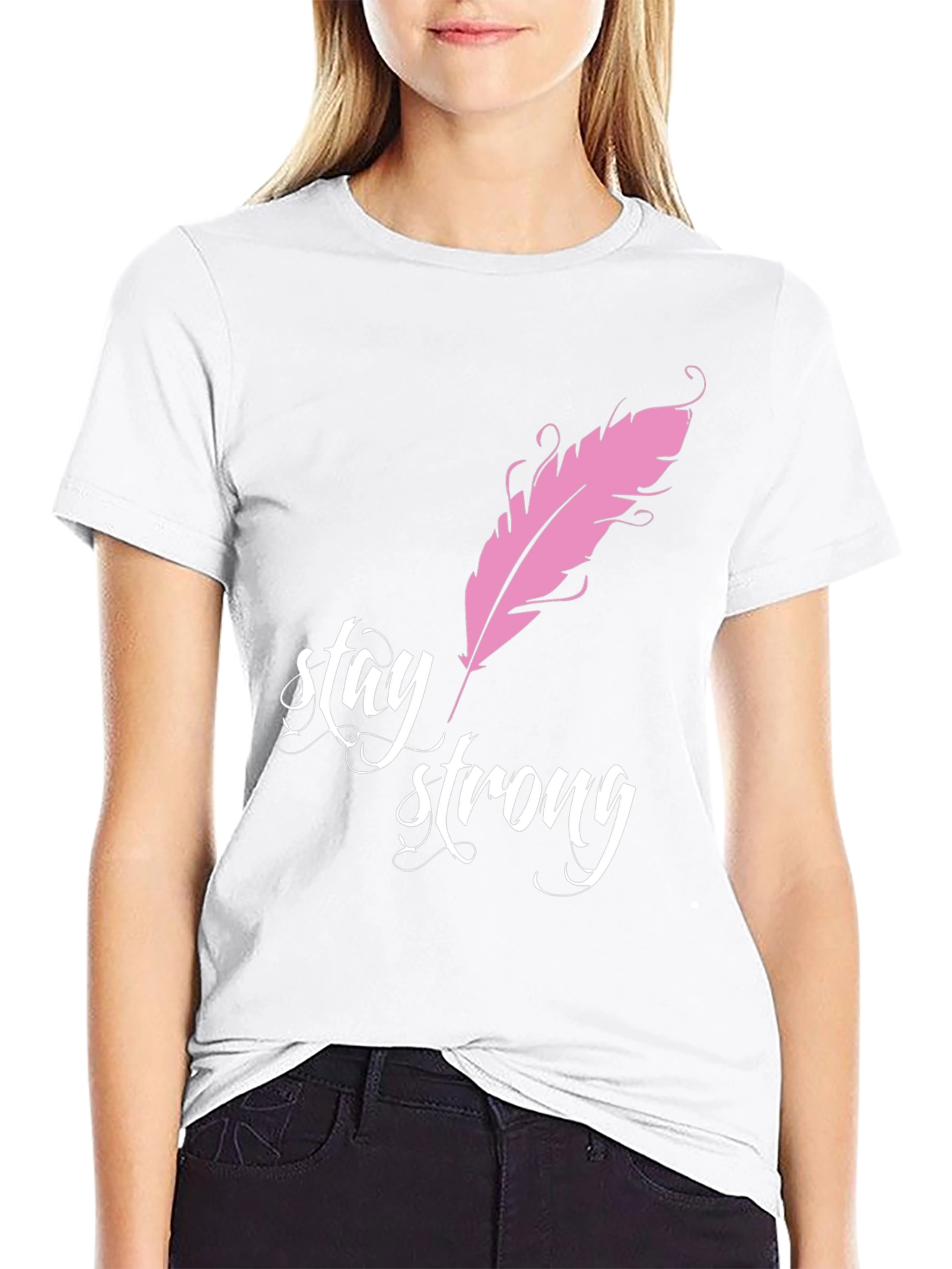 Stay Strong Feather T-Shirt