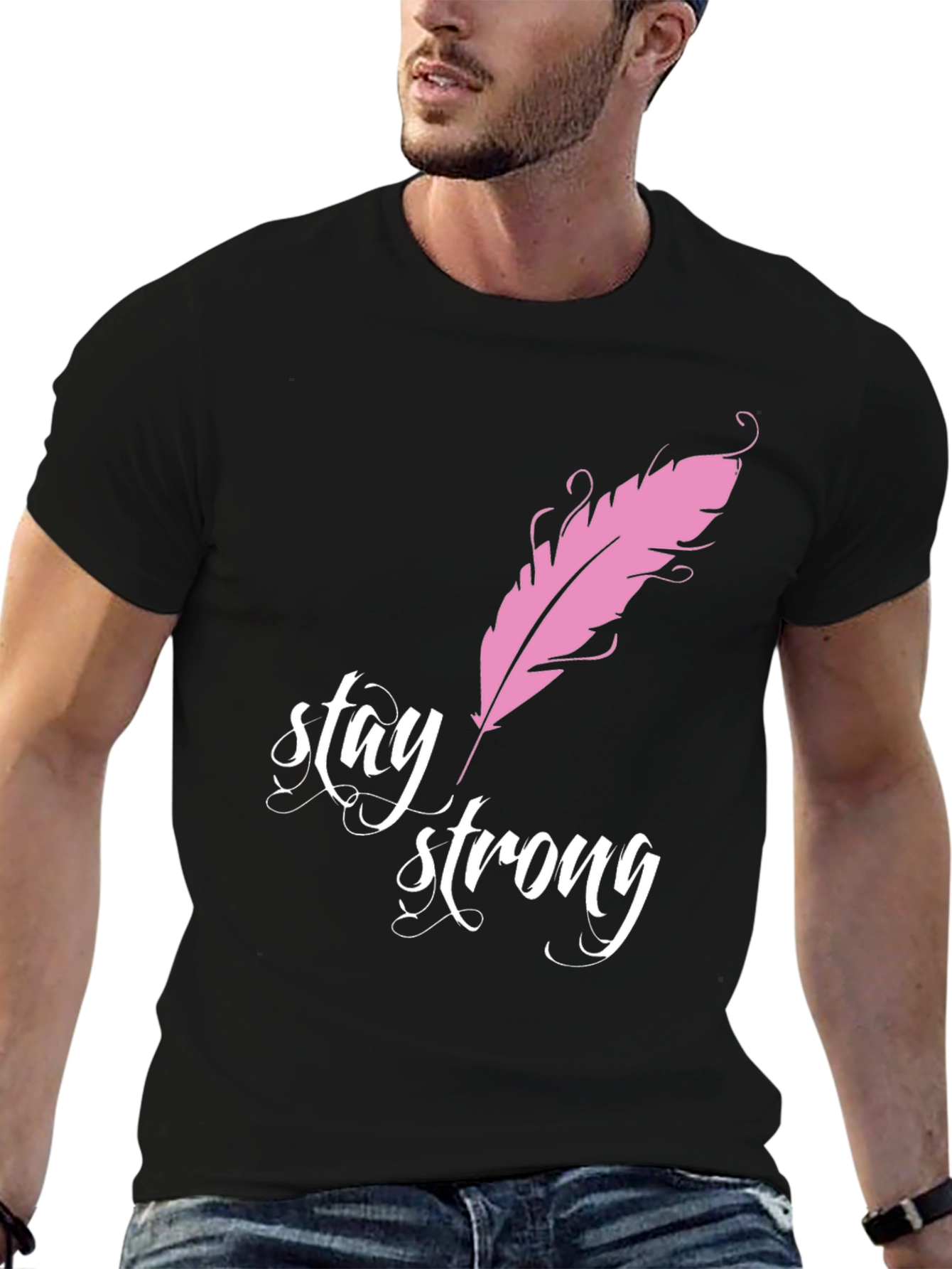 Stay Strong Feather T-Shirt