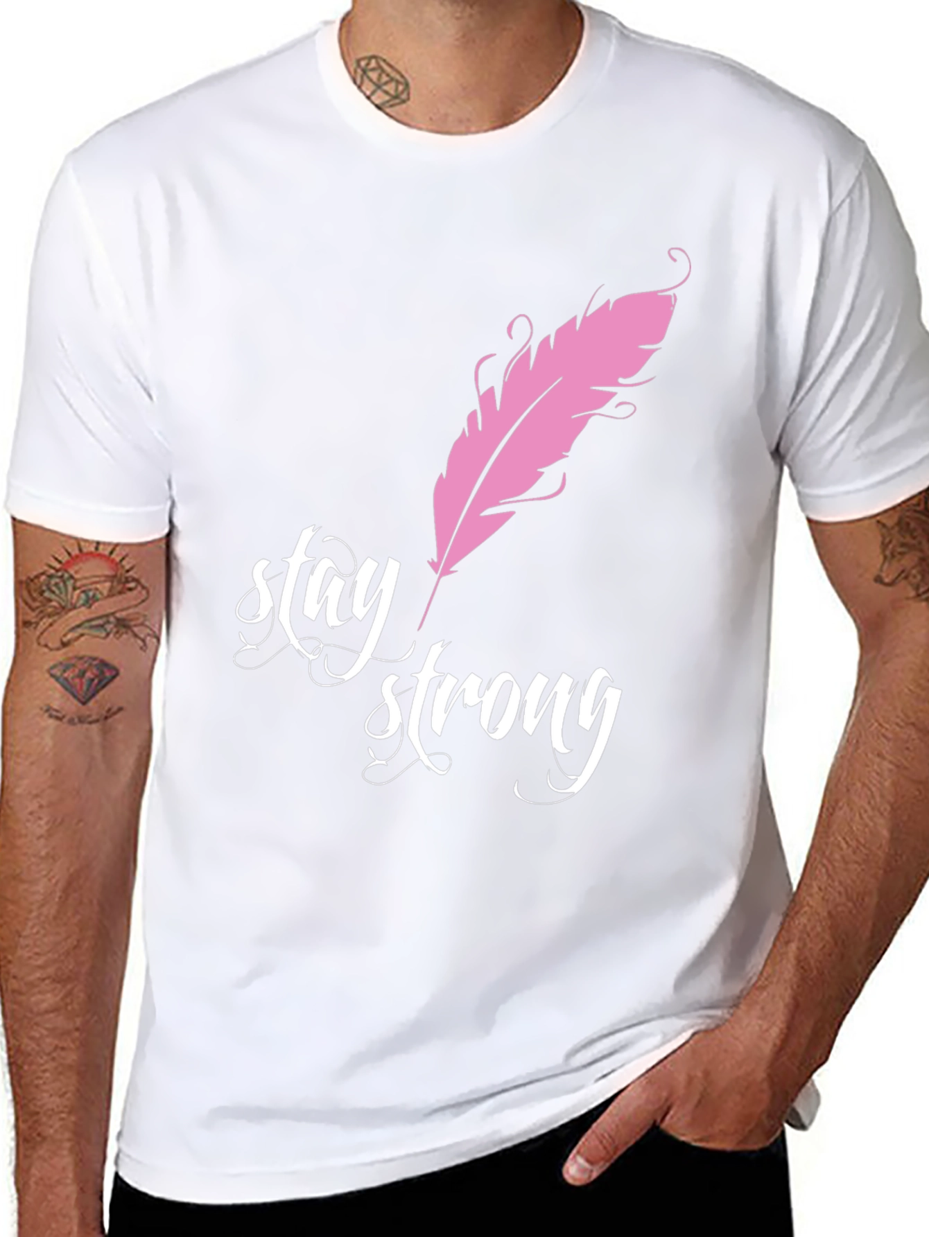 Stay Strong Feather T-Shirt