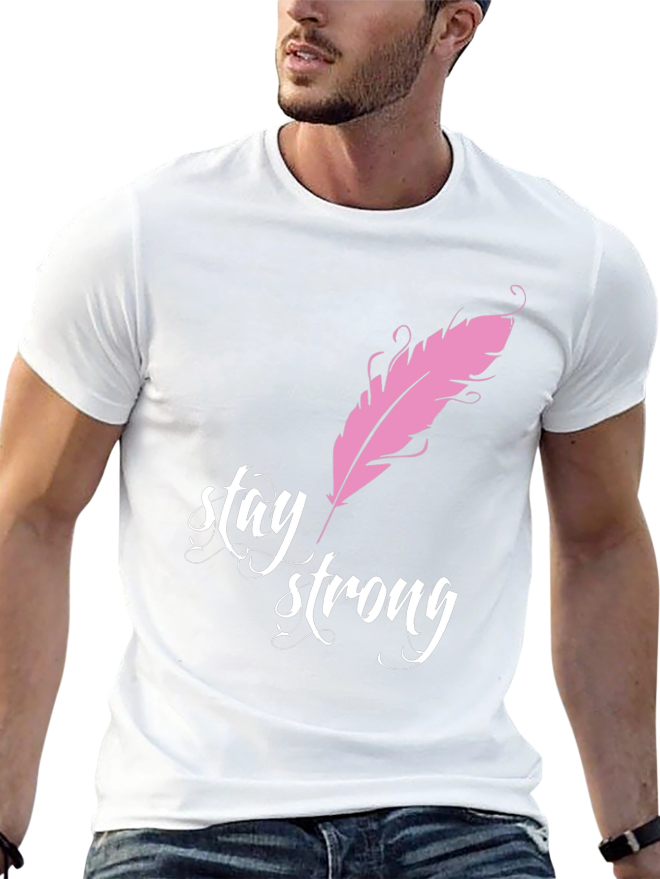 Stay Strong Feather T-Shirt