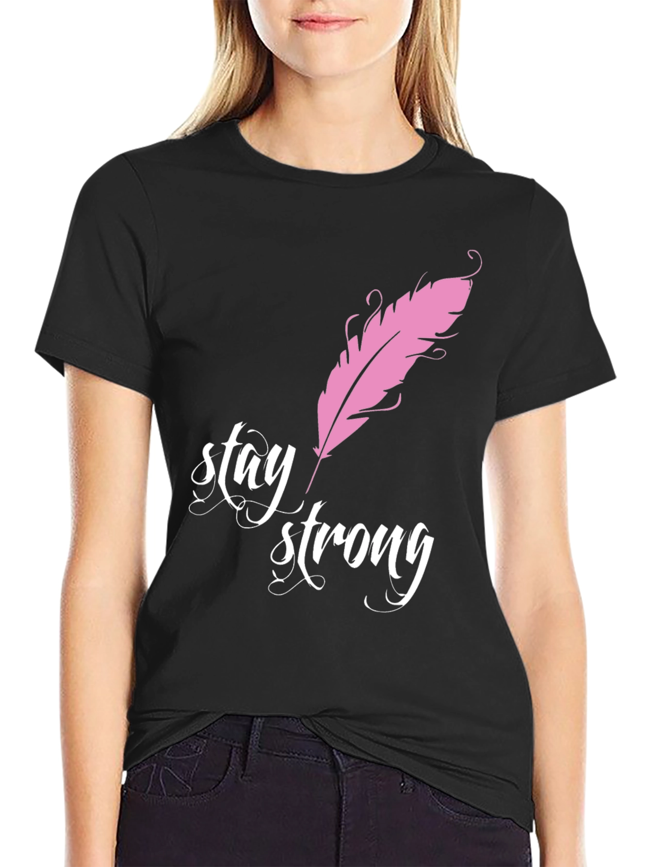Stay Strong Feather T-Shirt