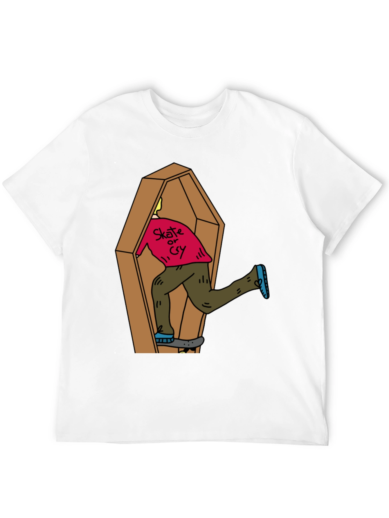 Skate or Cry Coffin T-Shirt