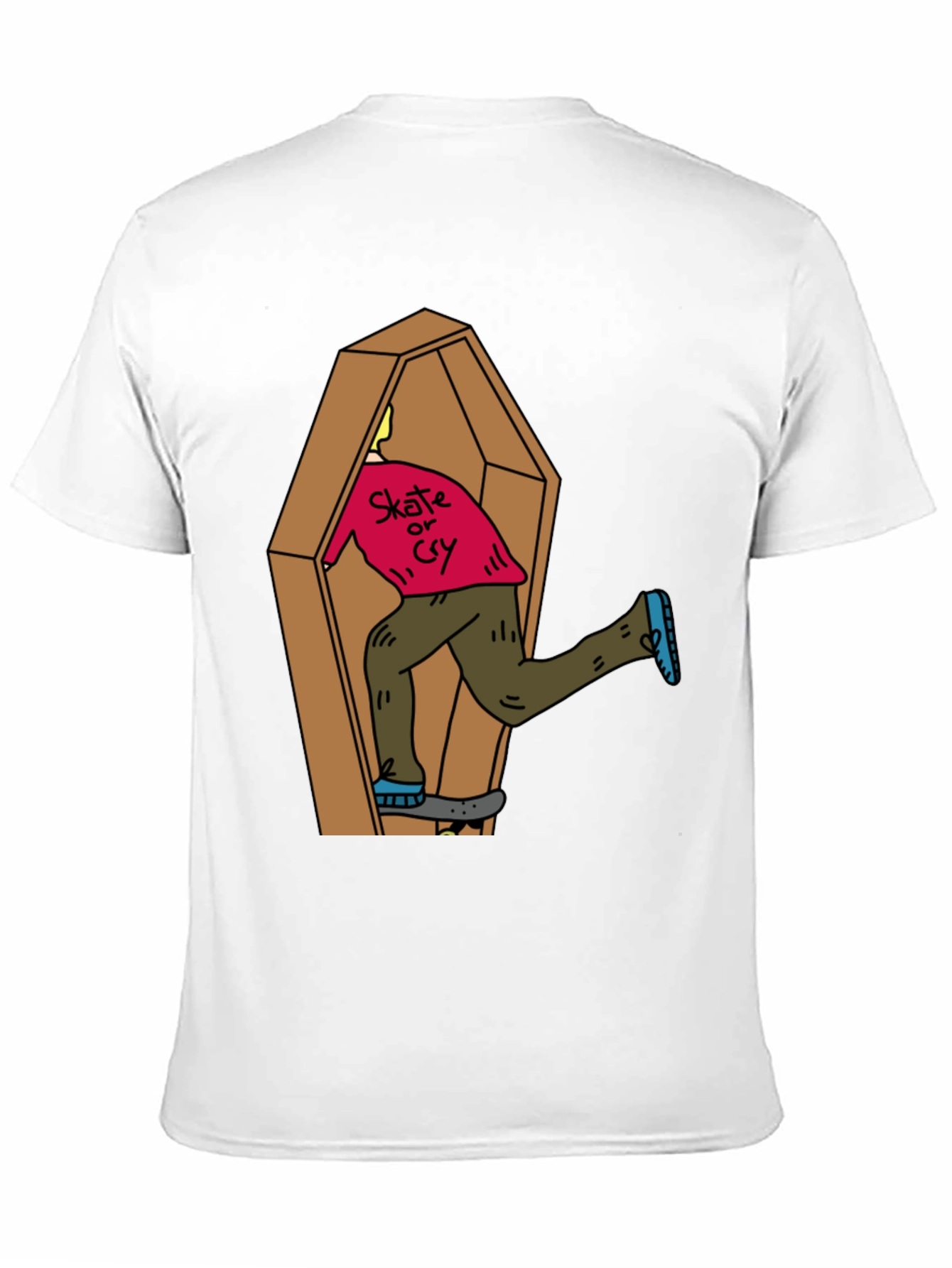 Skate or Cry Coffin T-Shirt
