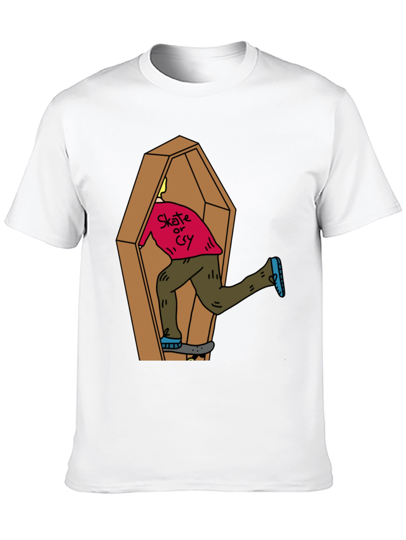 Skate or Cry Coffin T-Shirt