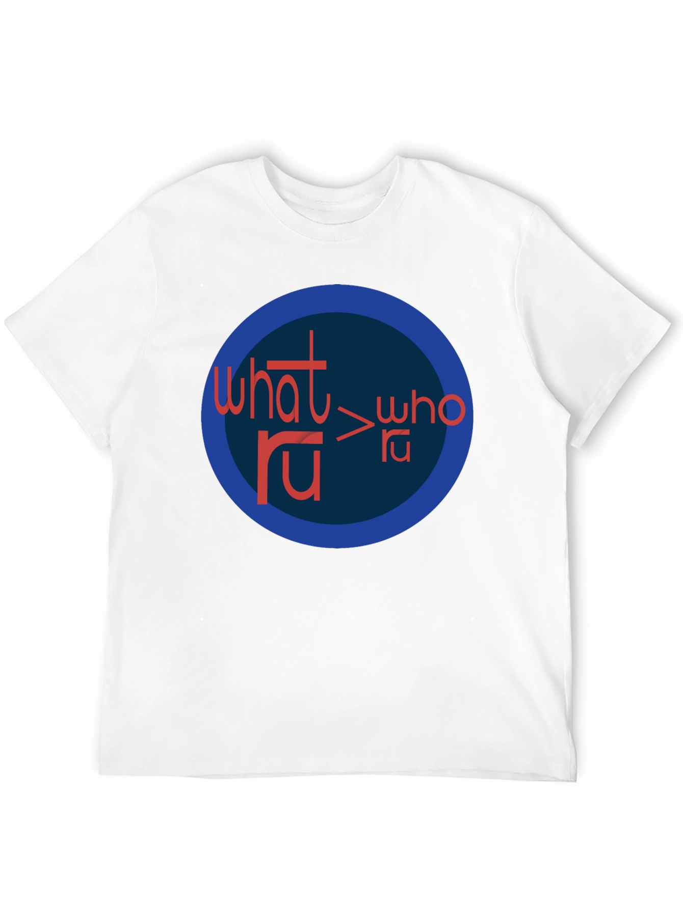 What RU > Who RU Graphic Tee - Black