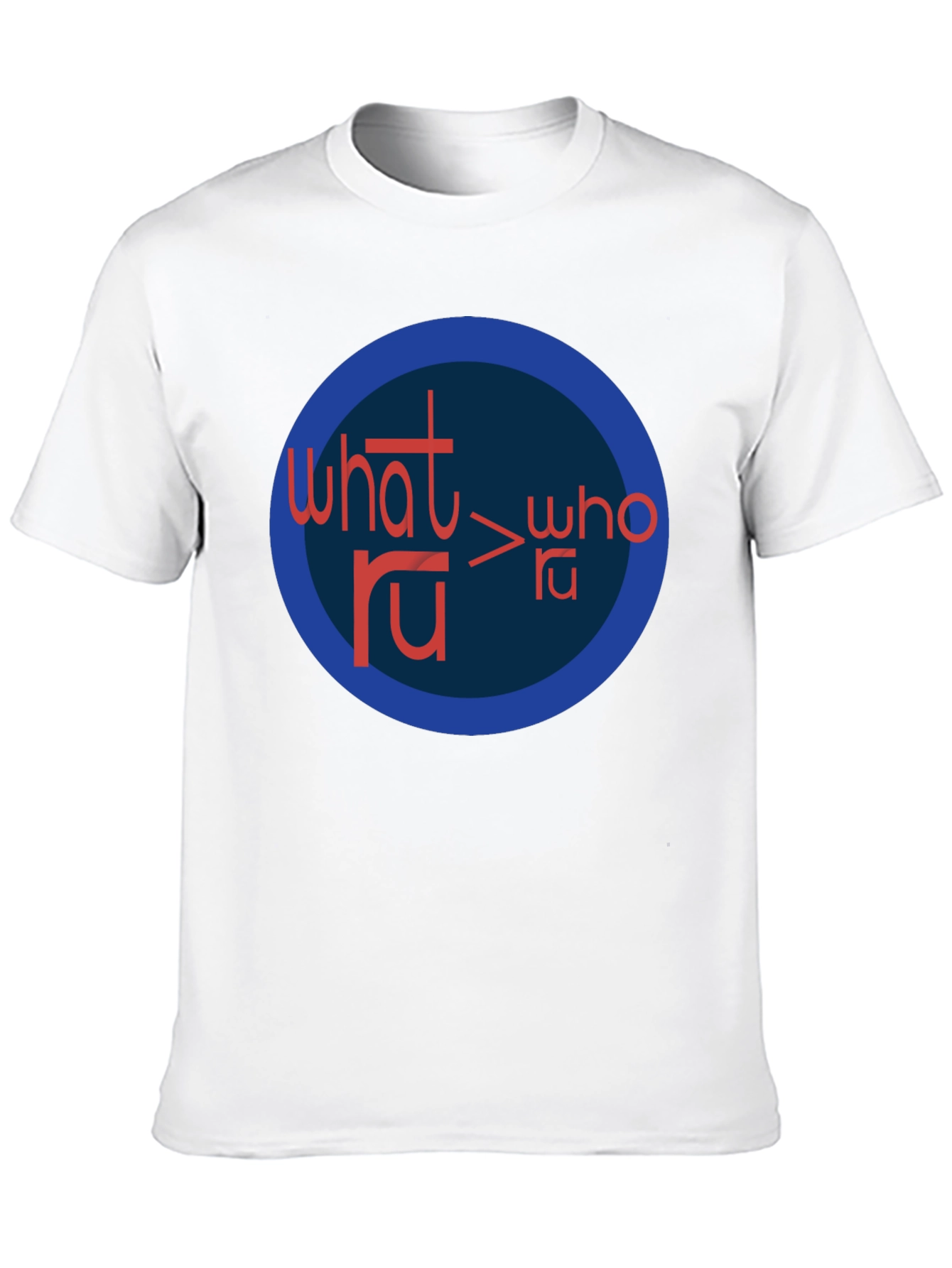 What RU > Who RU Graphic Tee - Black