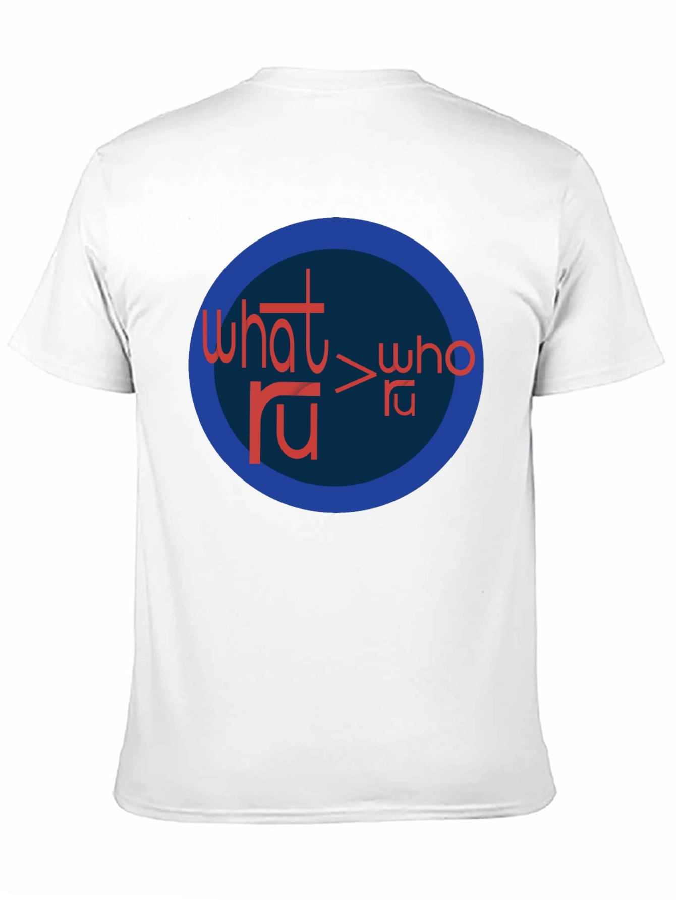 What RU > Who RU Graphic Tee - Black