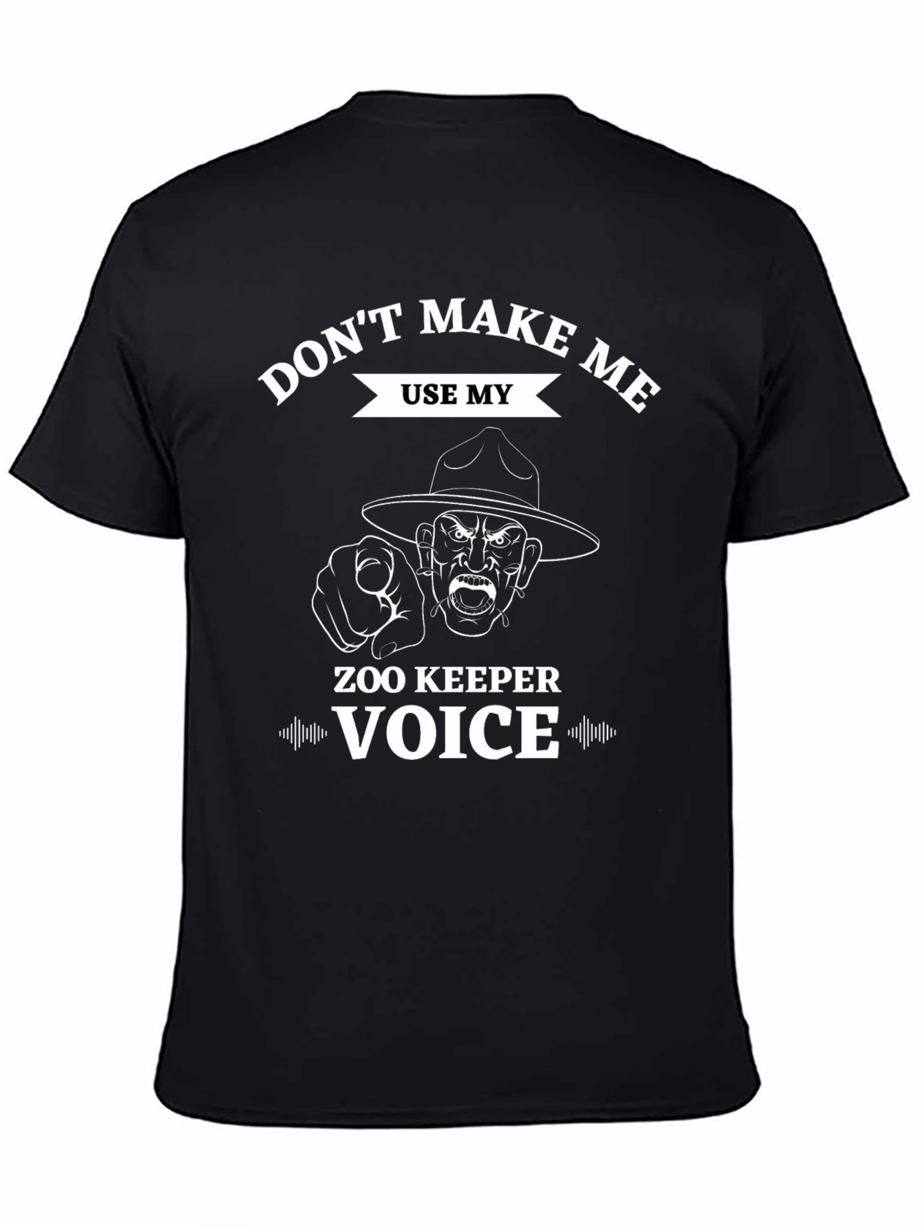 Zoo Keeper Voice T-Shirt Funny Novelty Gift