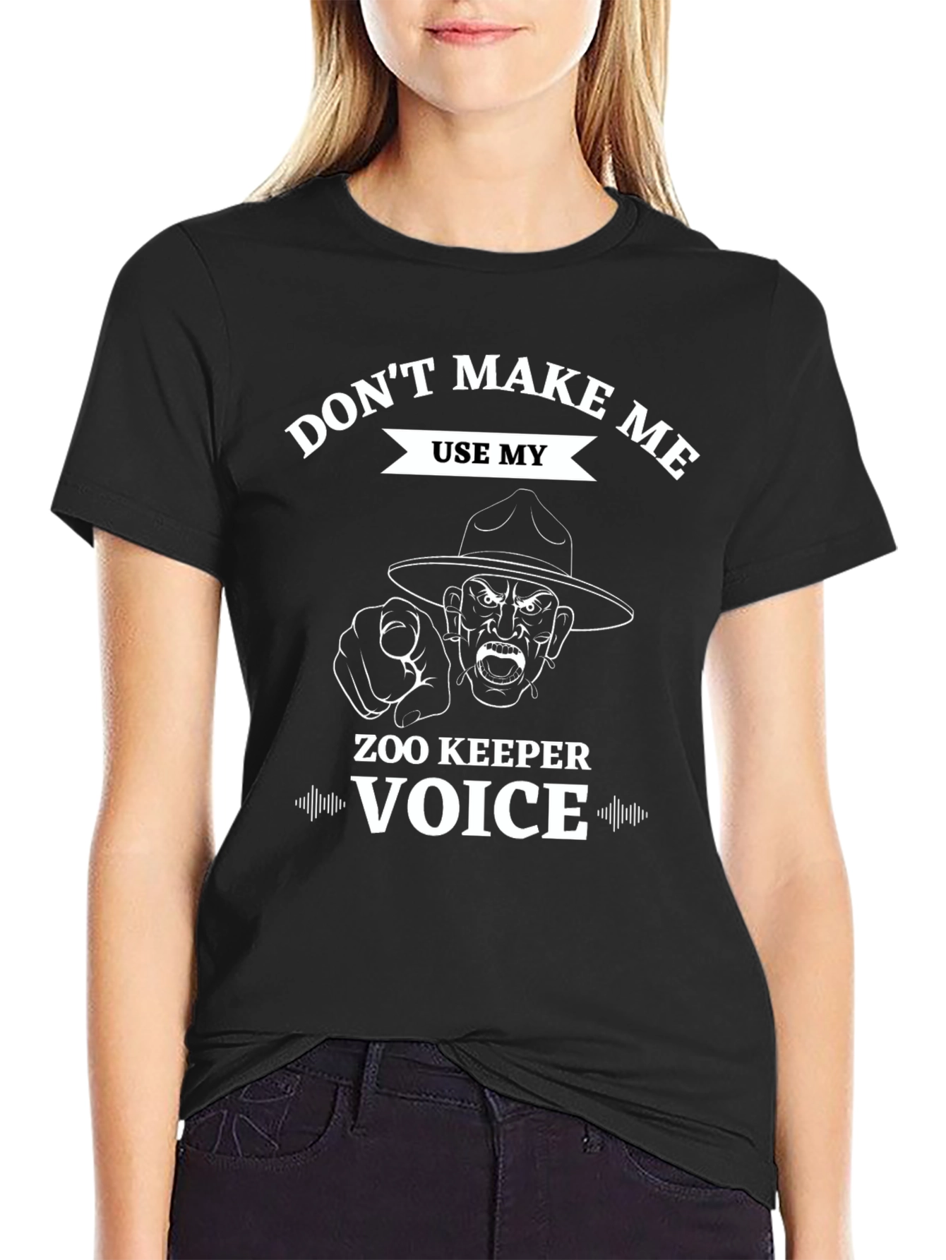 Zoo Keeper Voice T-Shirt Funny Novelty Gift
