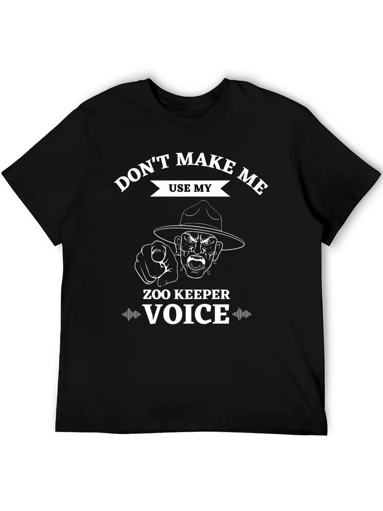 Zoo Keeper Voice T-Shirt Funny Novelty Gift