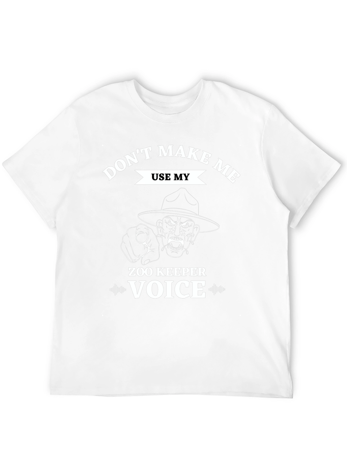 Zoo Keeper Voice T-Shirt Funny Novelty Gift