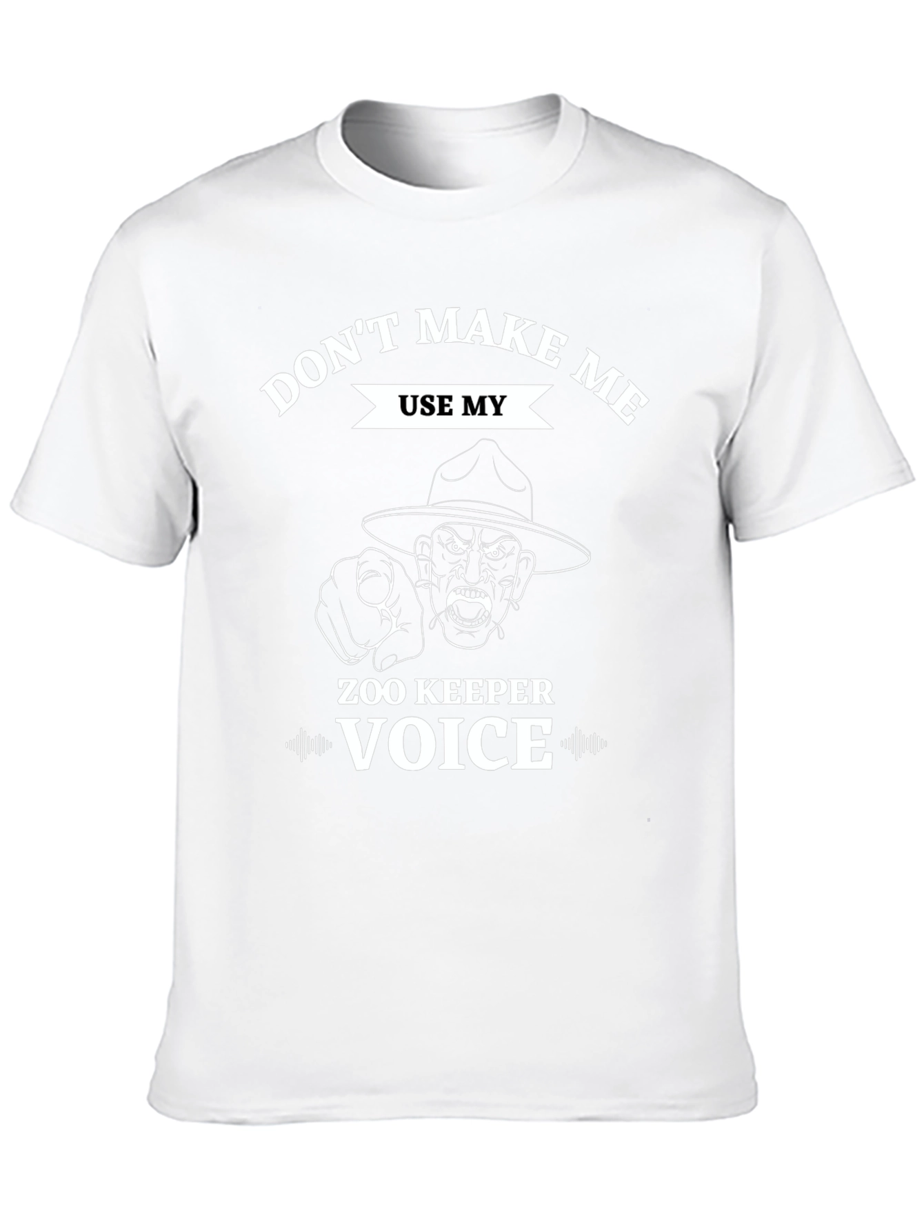 Zoo Keeper Voice T-Shirt Funny Novelty Gift