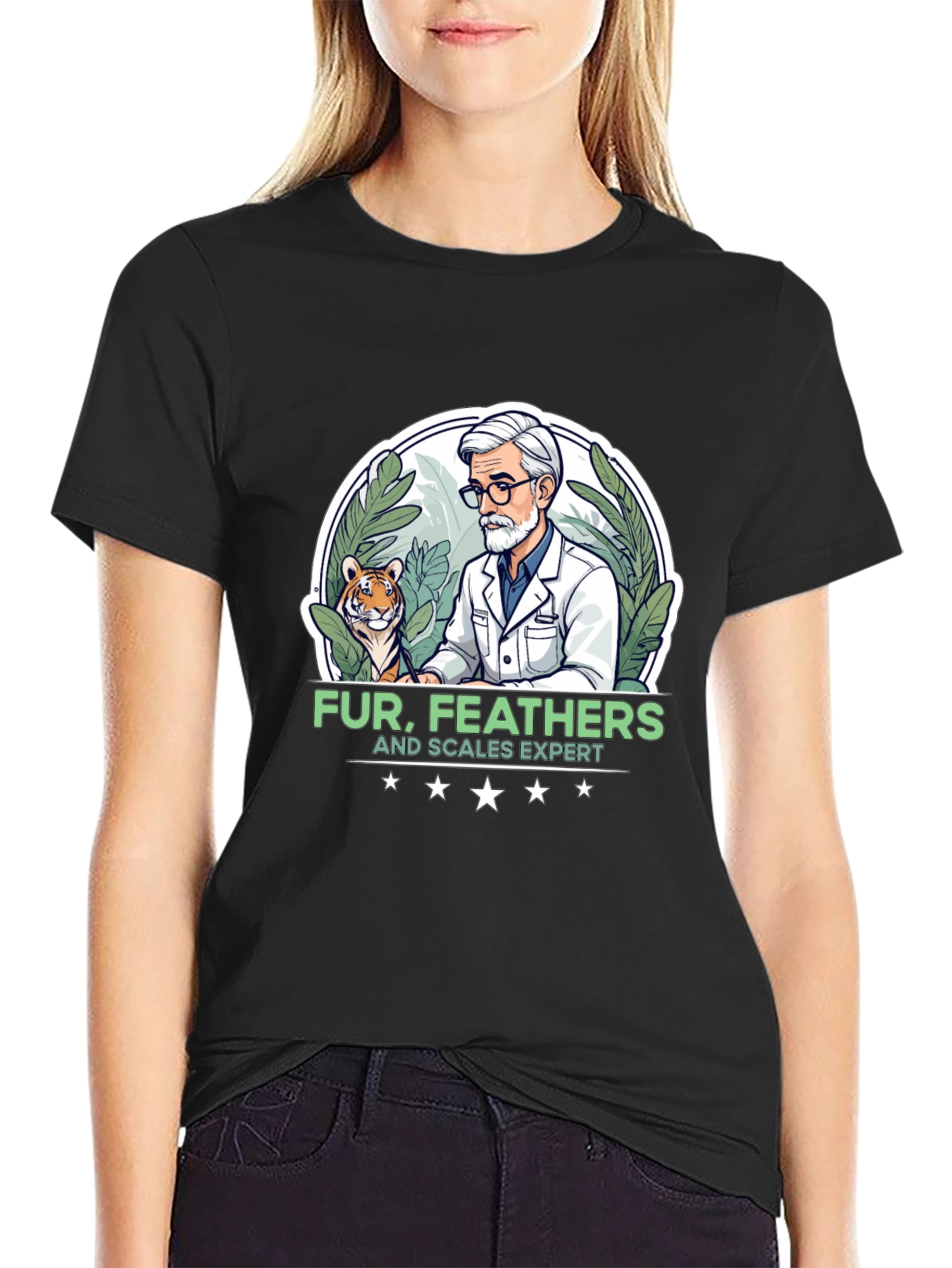 Fur Feathers and Scales Expert Graphic Tee