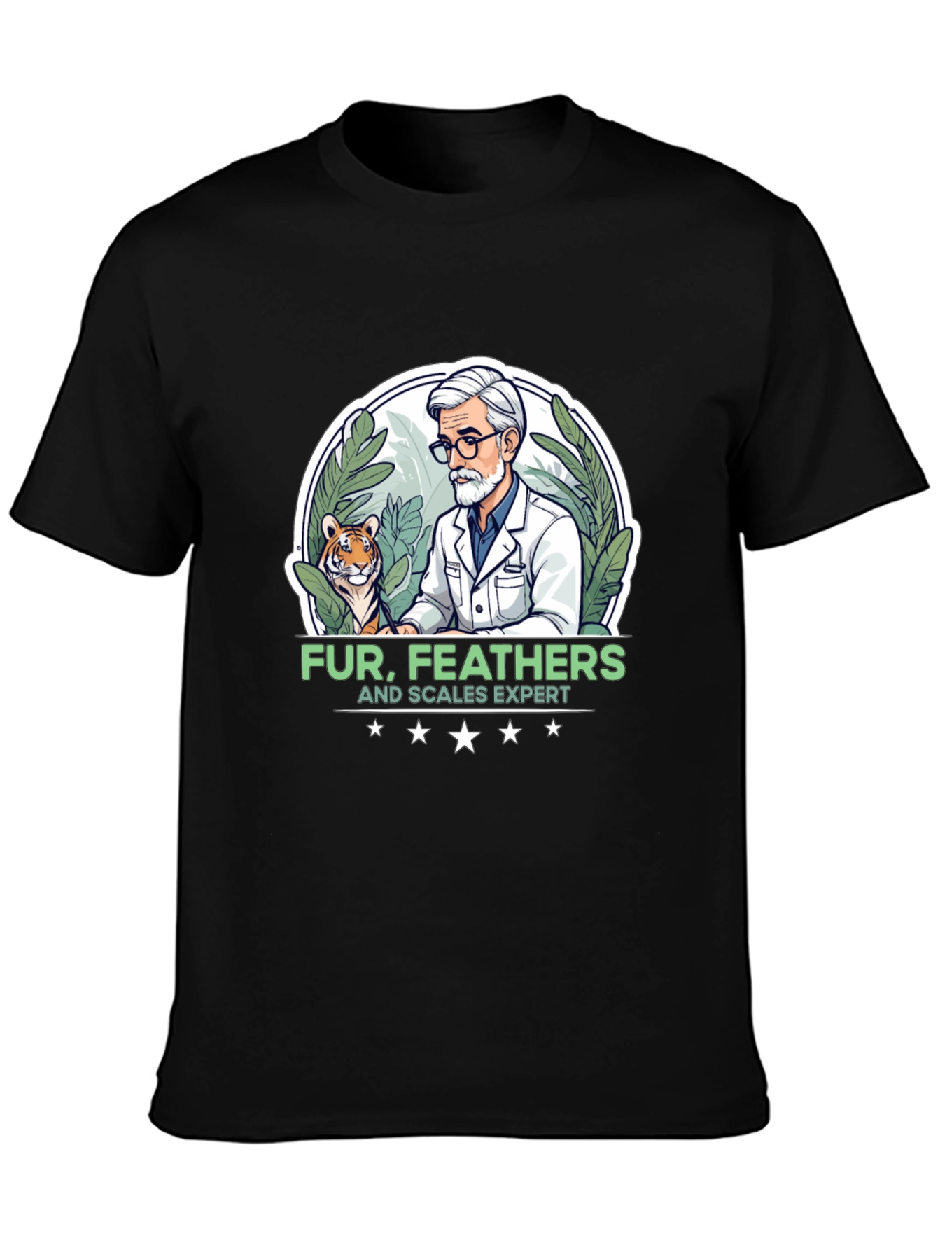 Fur Feathers and Scales Expert Graphic Tee