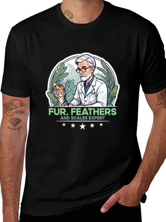 Fur Feathers and Scales Expert Graphic Tee