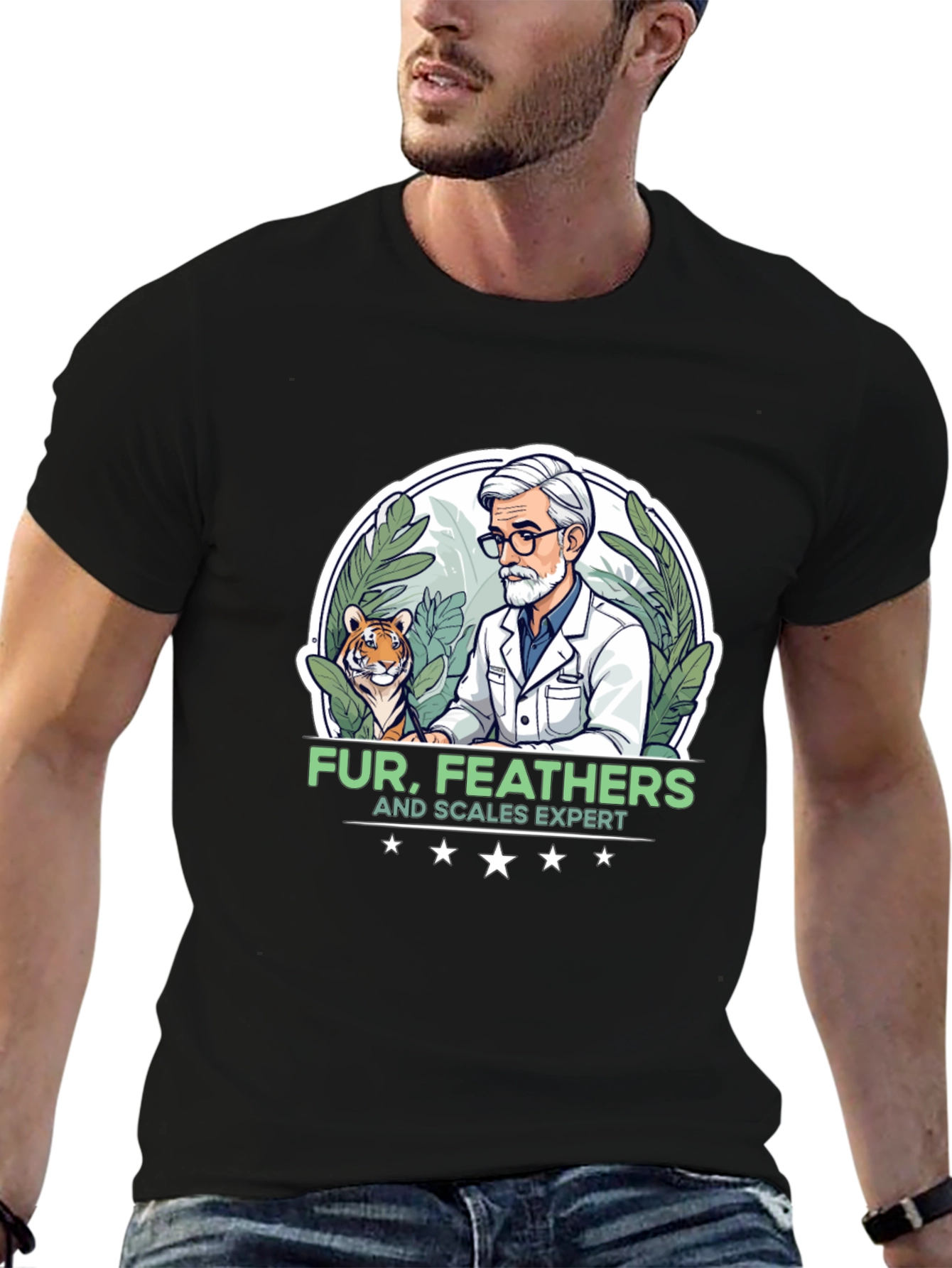 Fur Feathers and Scales Expert Graphic Tee