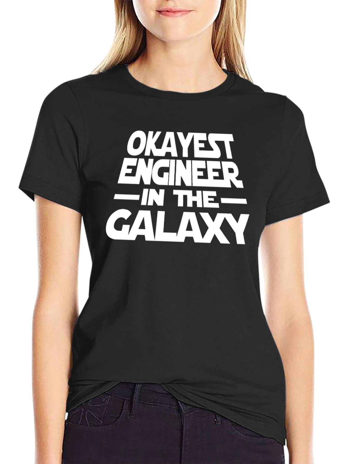 Okayest Engineer in the Galaxy T-Shirt