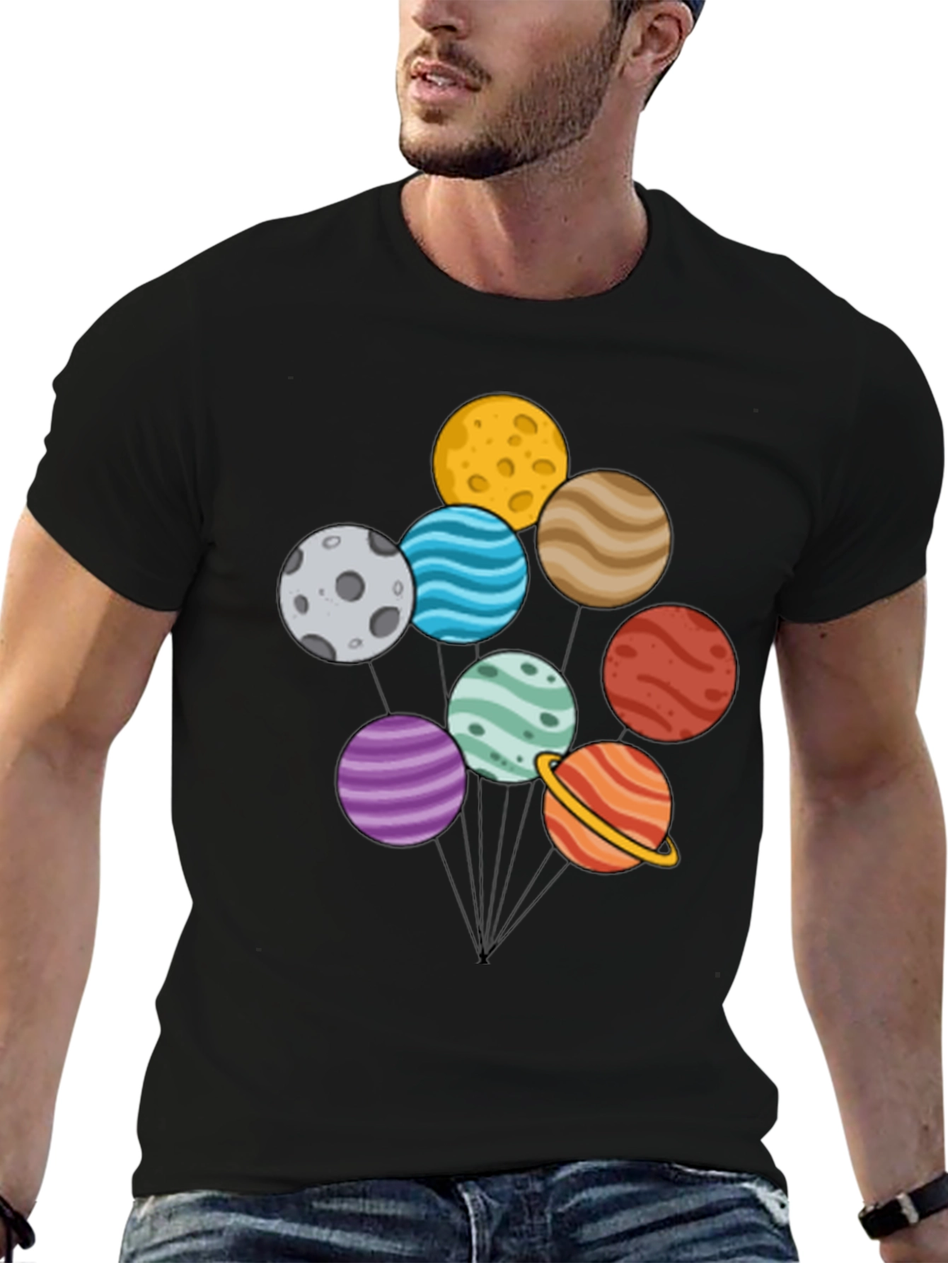 Planets Graphic T-Shirt