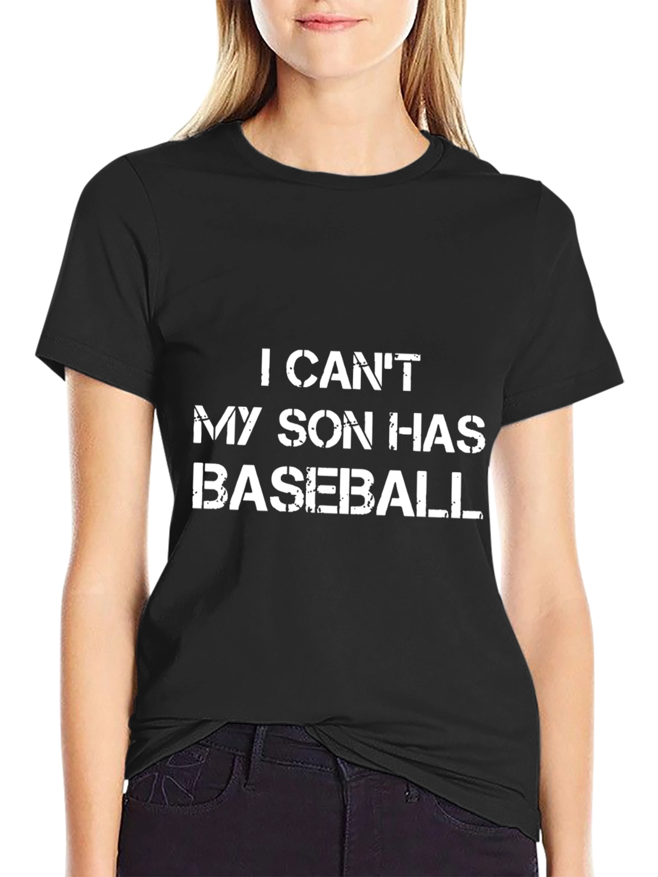 I Cant My Son Has Baseball T-Shirt
