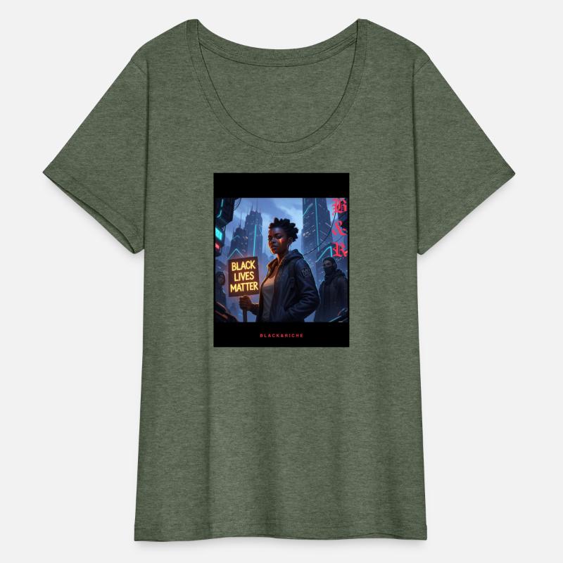 Urban Night Protest with Black Lives Matter