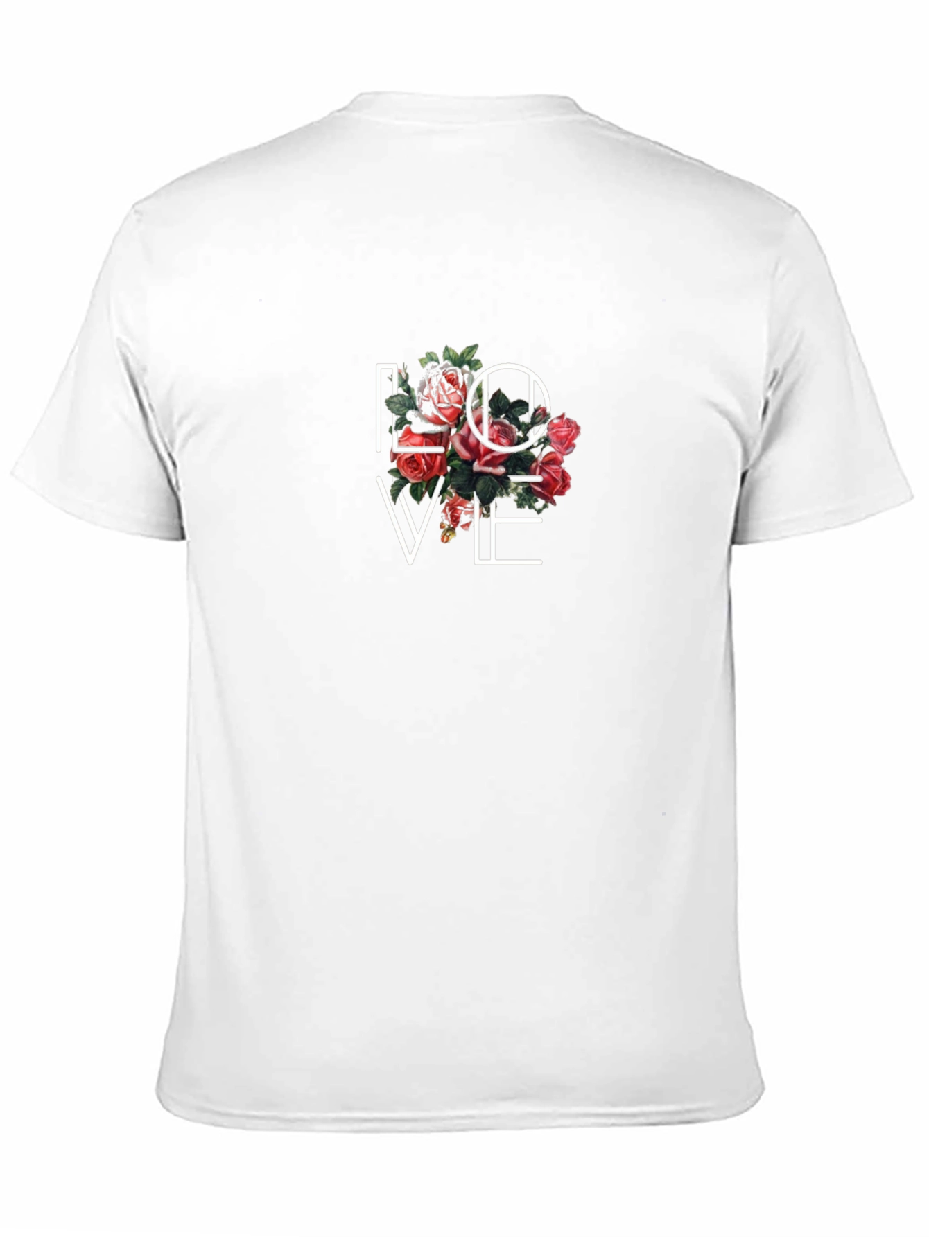 Floral Love T-Shirt - Romantic Graphic Tee