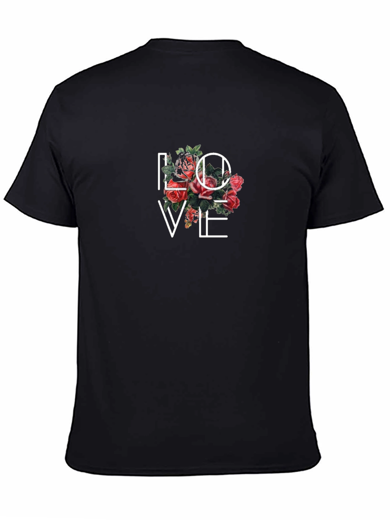 Floral Love T-Shirt - Romantic Graphic Tee