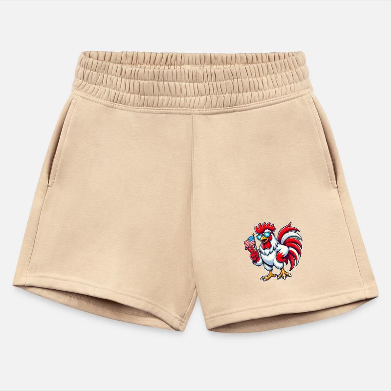 USA American Flag Rooster Lover 4th of July