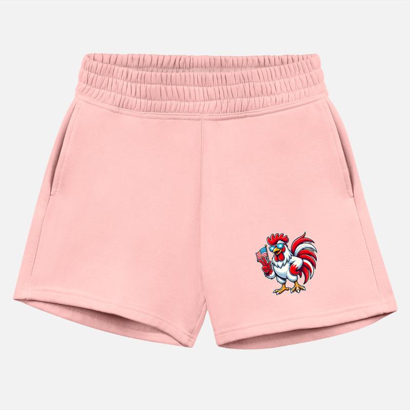 USA American Flag Rooster Lover 4th of July