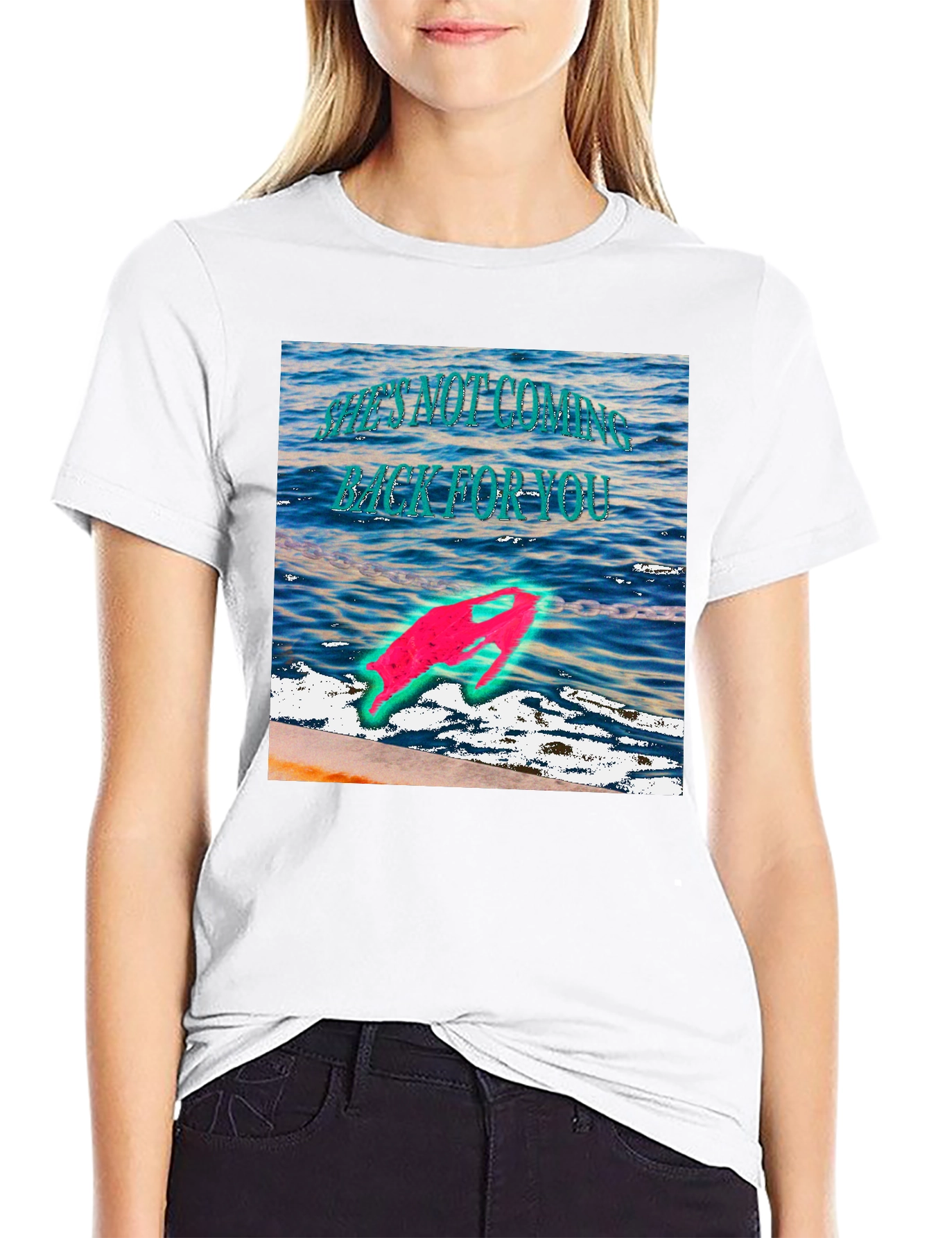 Ocean Graphic Print T-Shirt